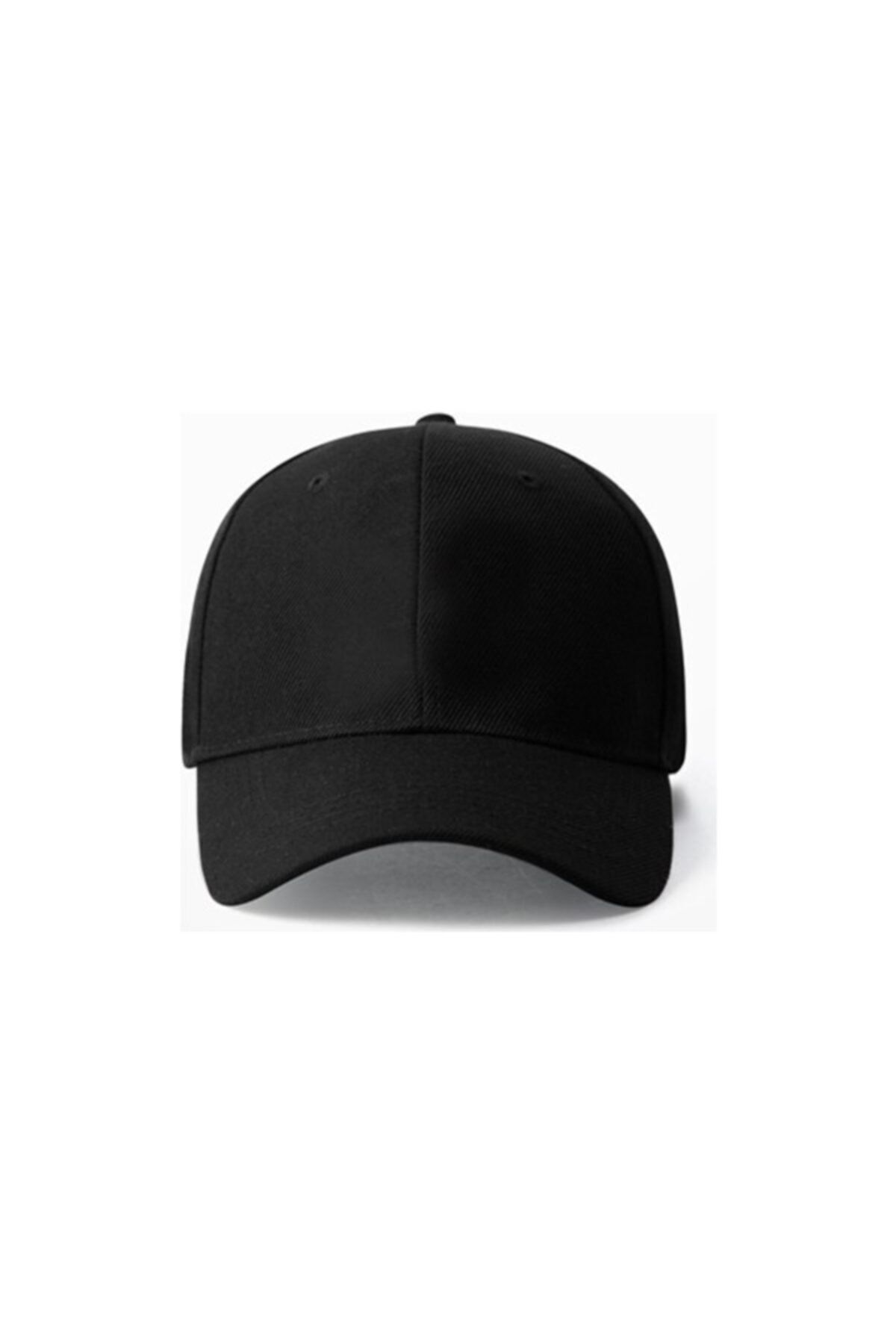Plain black flat cap outlet