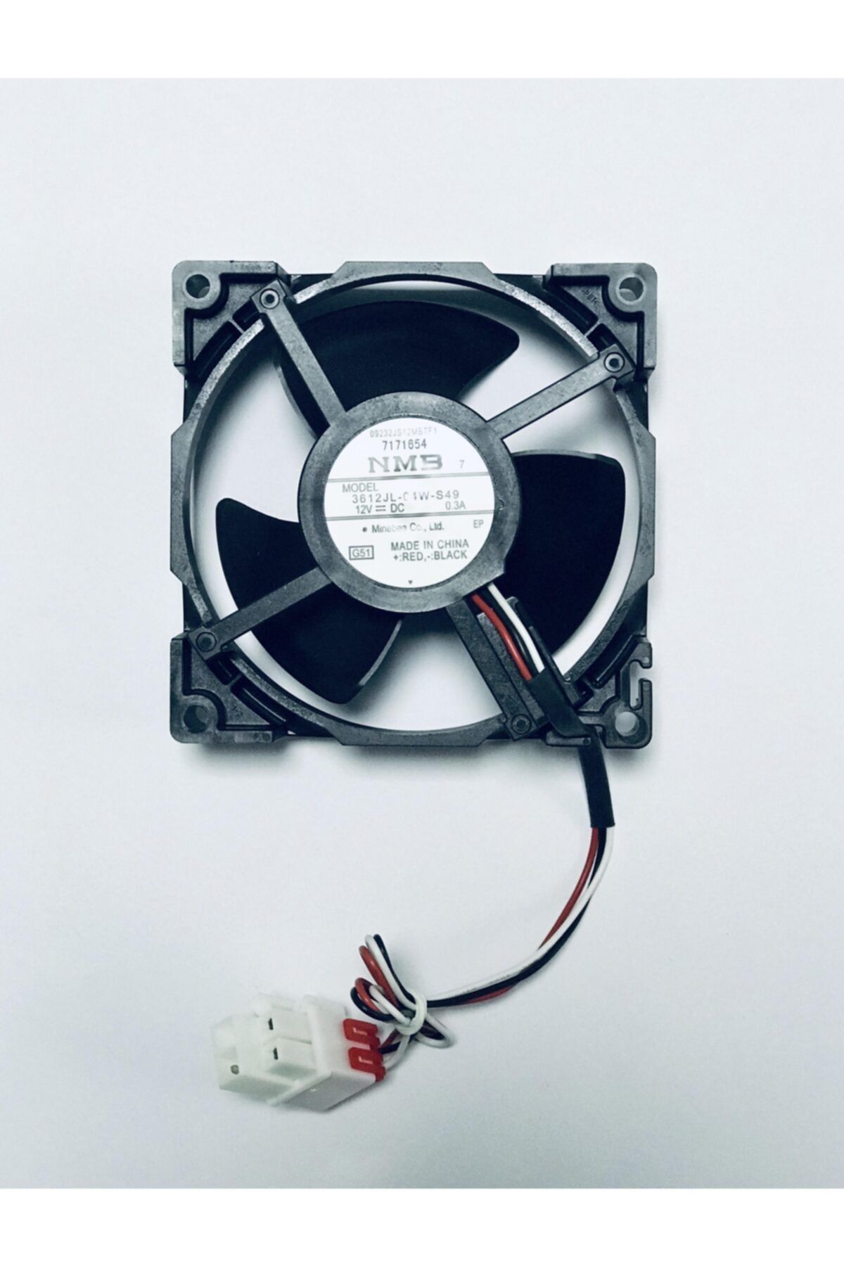 Aksa Fan Buzdolabi Kare 12v Fan Motoru Nmb3612jl 04w S49 Dc12v 0 3a Trendyol