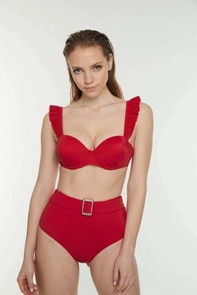 Kadın Kırmızı Klasik Bikini CHRLTBKNKi