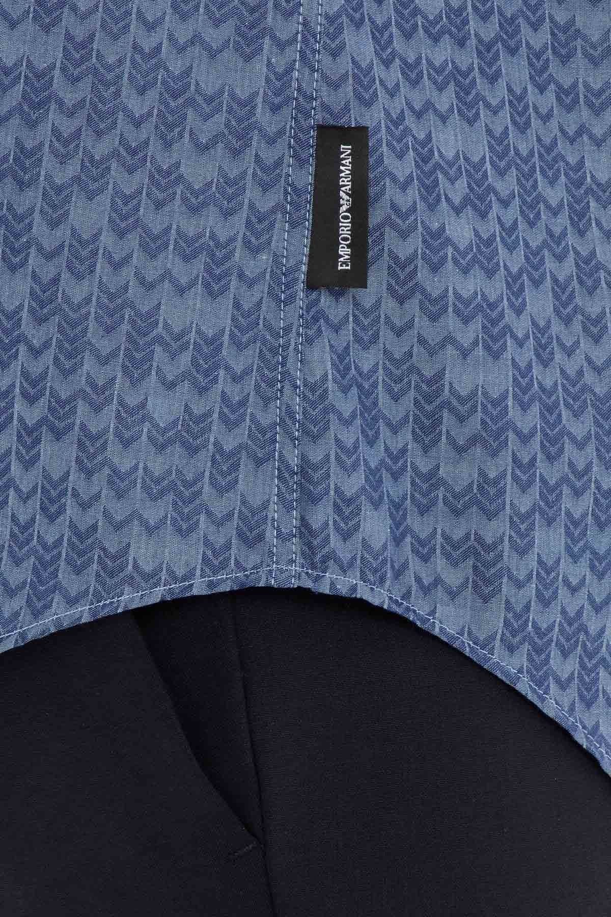Navy armani shirt store