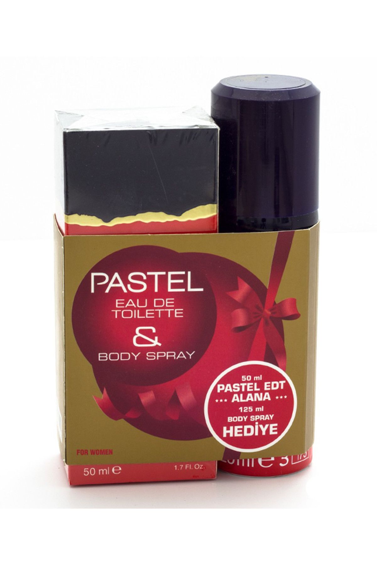 ست عطر زنانه دئودورانت Edt 50 میلی لیتر + 125 میلی لیتر 86906440060050 Pastel