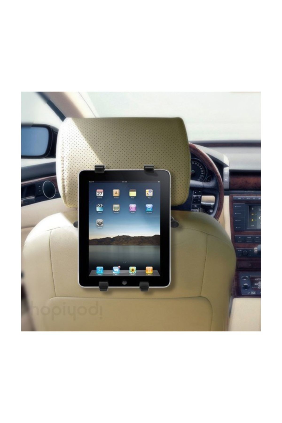 Araba Koltuk Kafalık Arkası Uzayan Katlanabilir Tablet Telefon Tutucu ONT73  - Oto Aksesuarcım