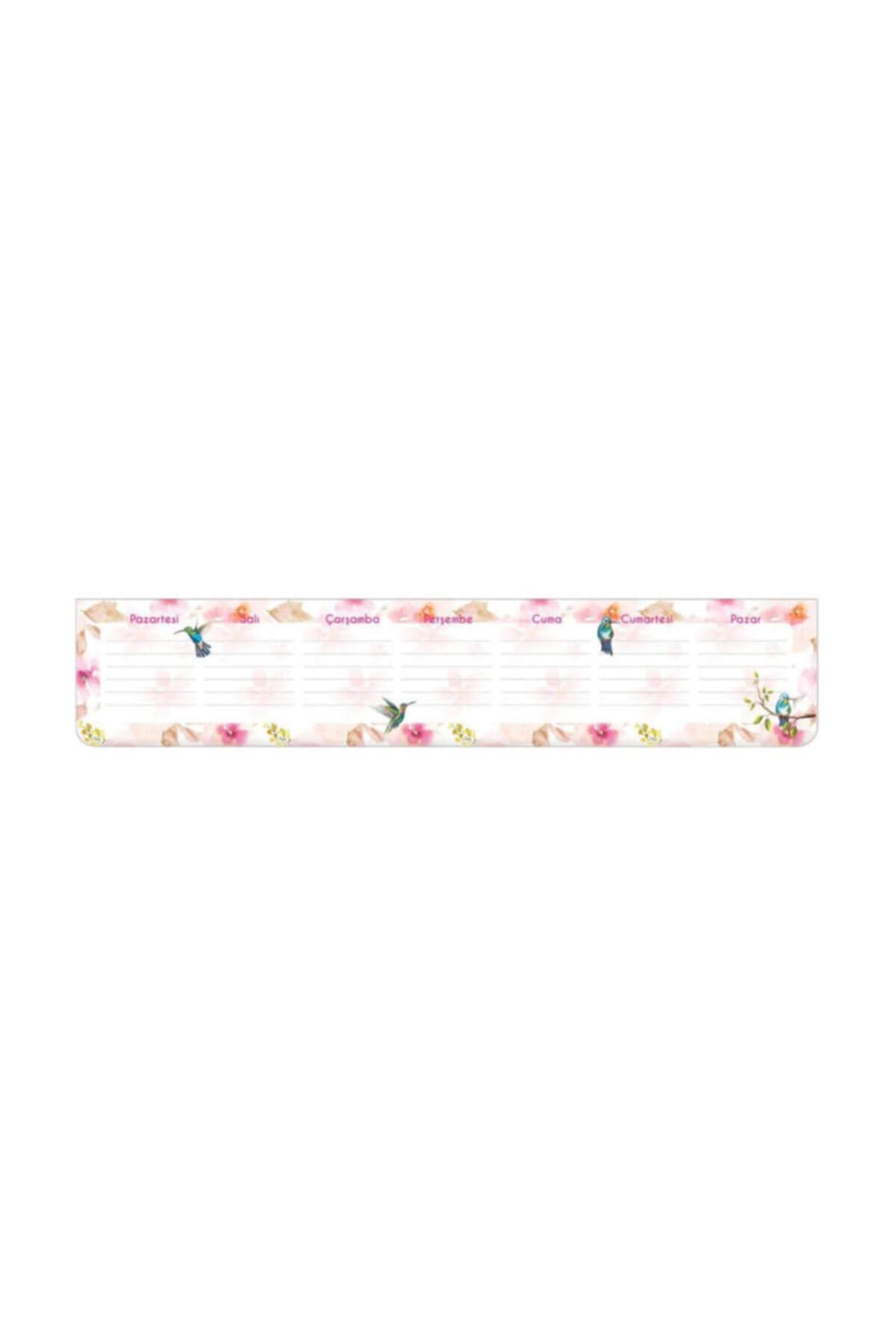 KESKİN COLOR Bloc Săptămânal Frontal Al Tastaturii Keskin Color Flower 7,5x40 Cm. 52 Ani. - Mărime unică