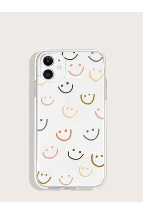 Iphone 6s Plus Smile Desenli Baskılı Desenli Şeffaf Kılıf kedsfmbdz1213