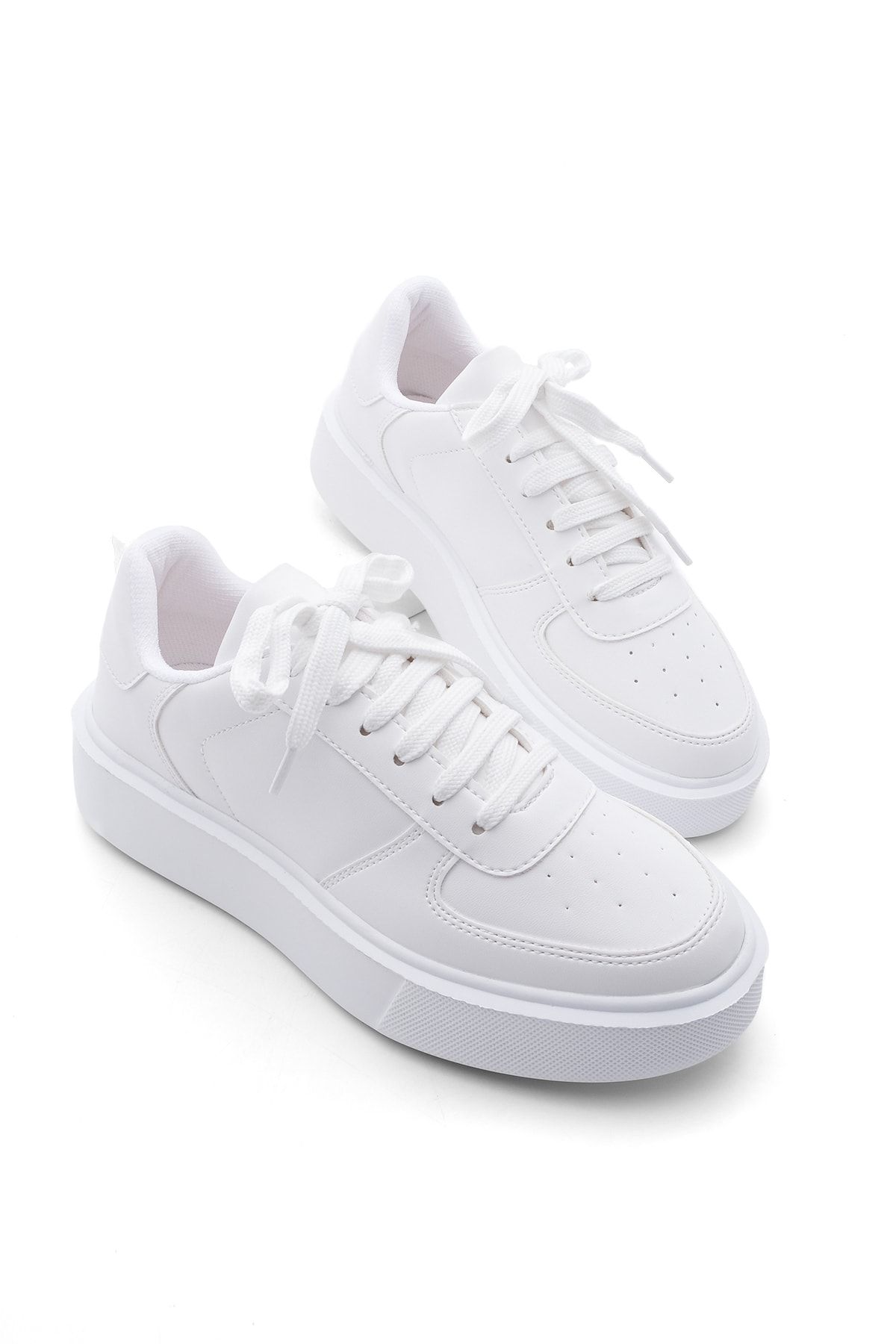 Marjin Sneaker - Weiß - Flacher Absatz