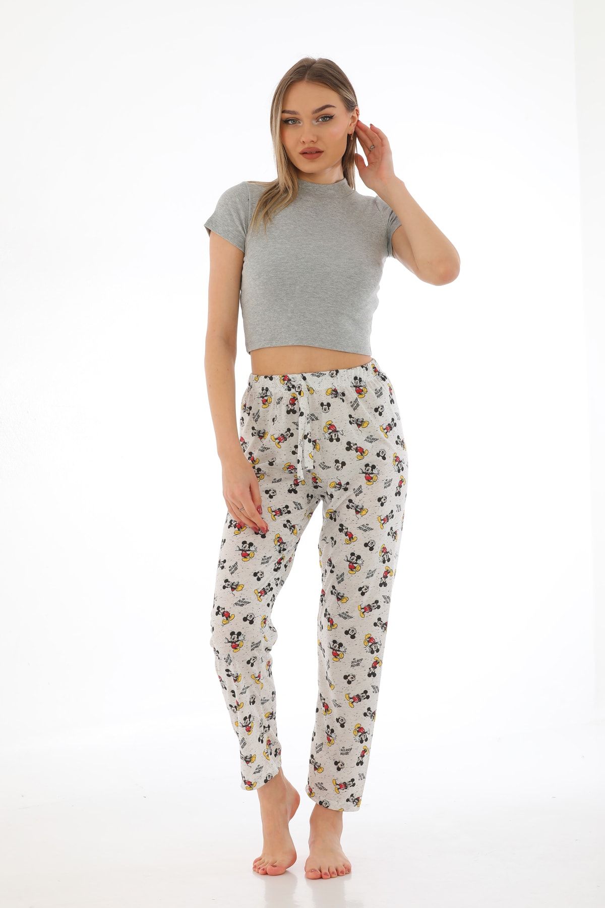 Arvin Pijama Character Printed Ribbon Bottom Pajamas 5990a Trendyol