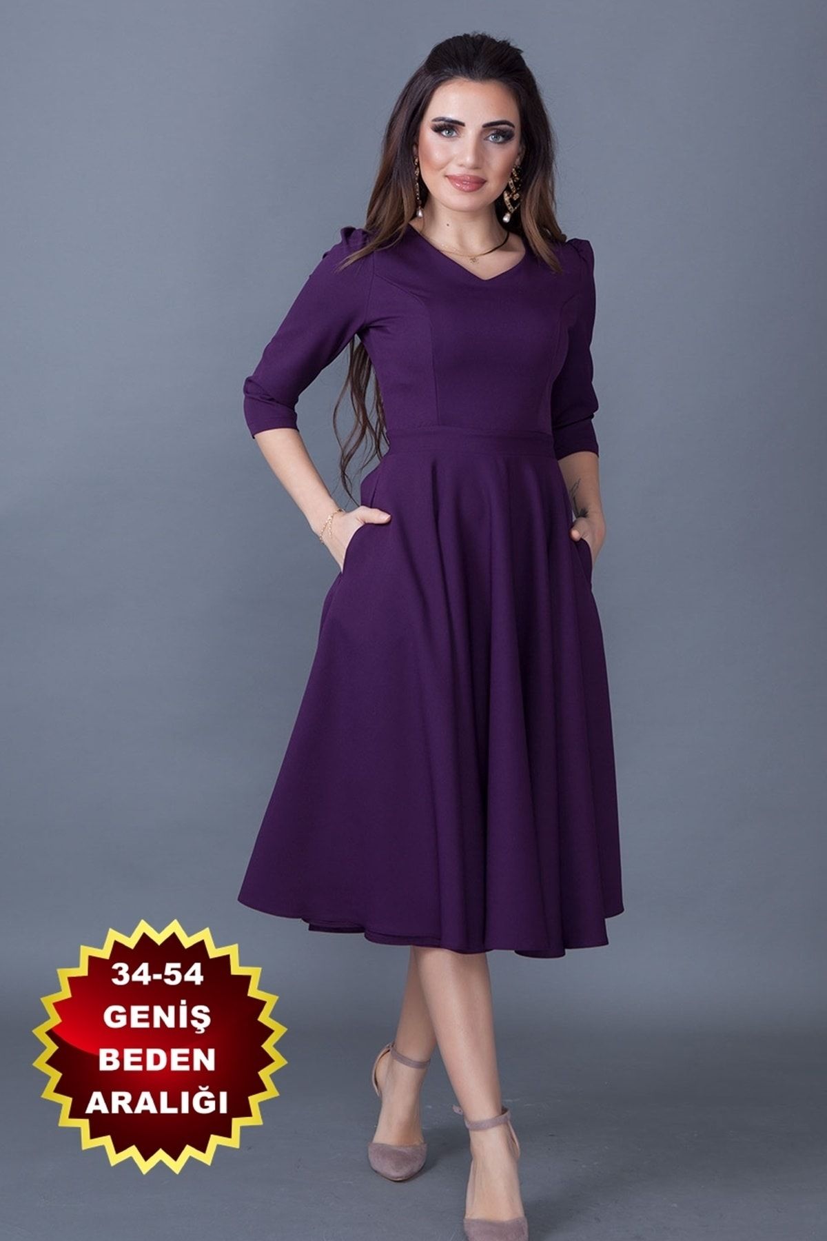 Dark purple dress sales uk
