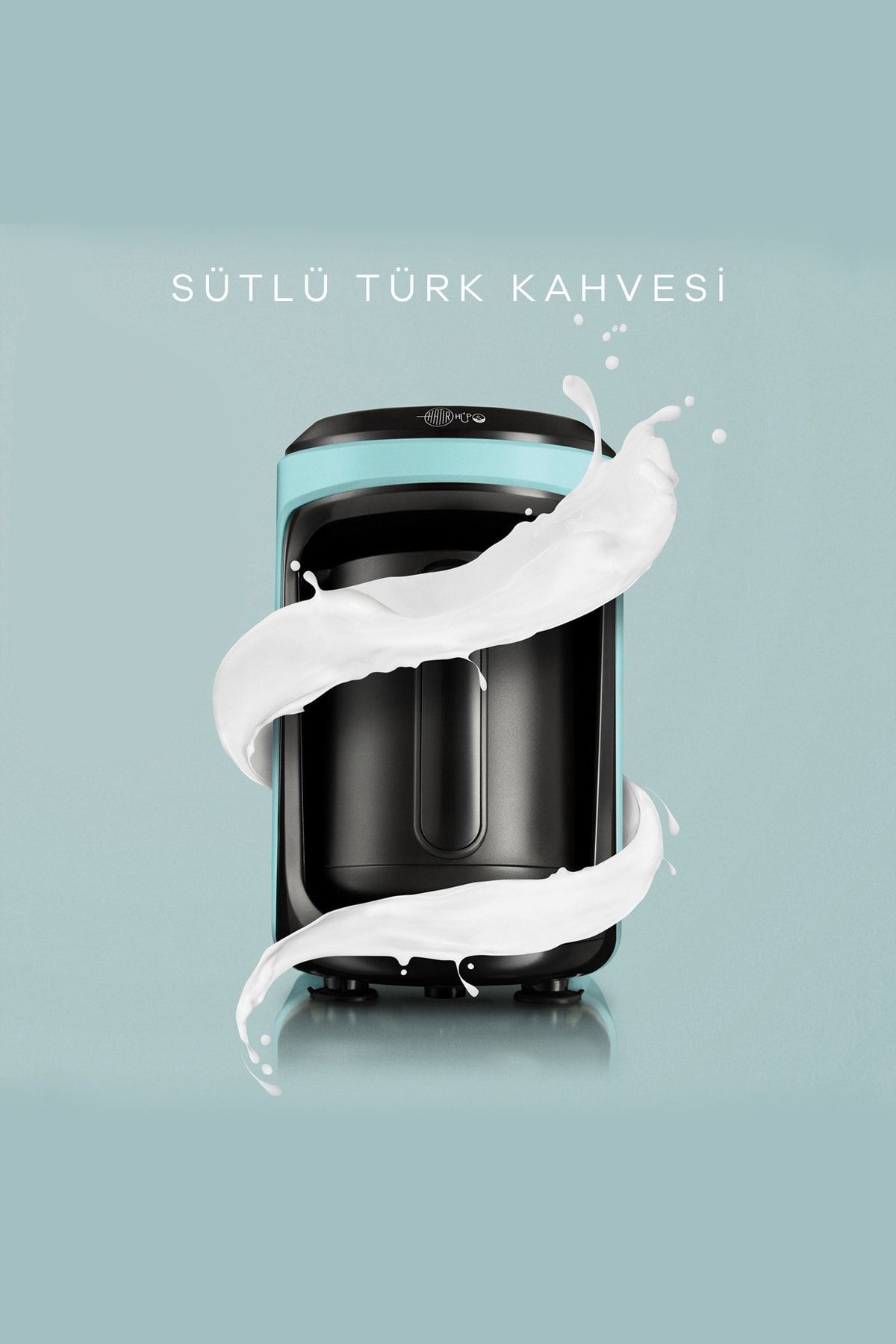 Karaca قهوه ساز ترکی Hatır Hüps با Milk Aqua Green 153.03.06.2264