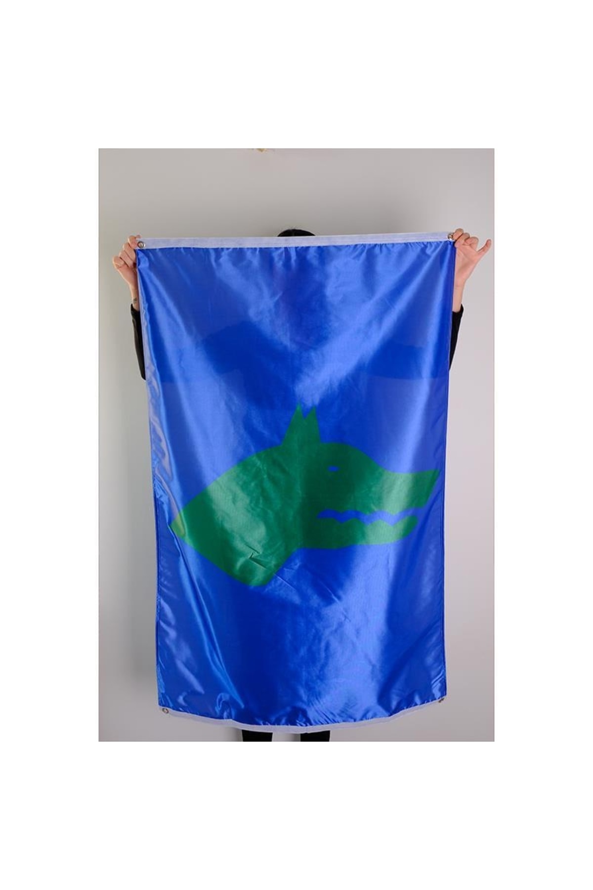 Göktürk Flag Raschel Fabric Digital Printing