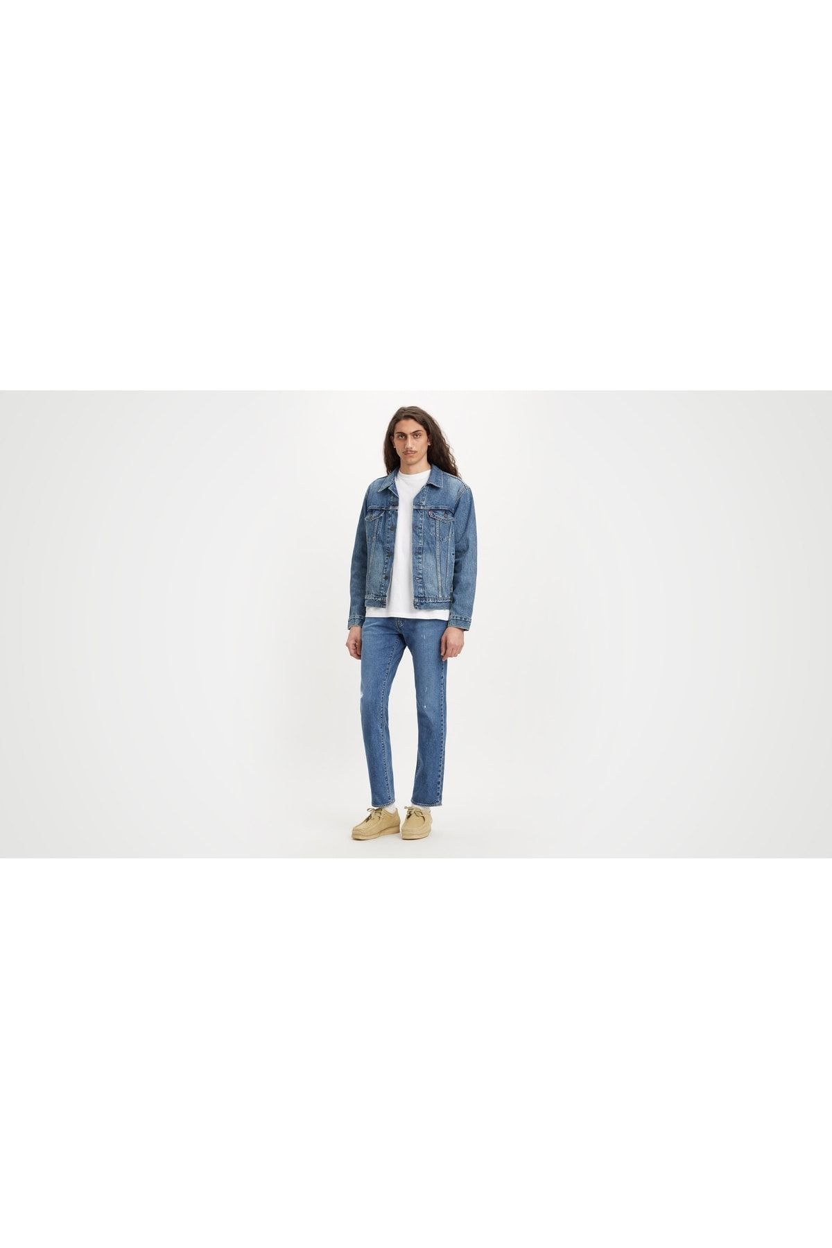 شلوار جین مردانه 511 ™ باریک نیلی تیره تخریب شده Levi's