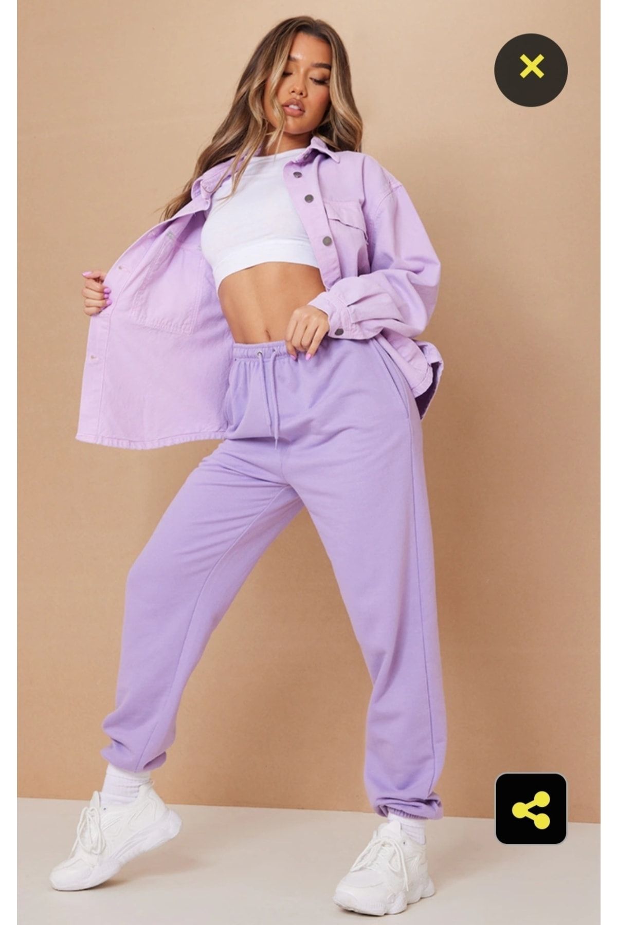 Pretty little thing hotsell lilac joggers