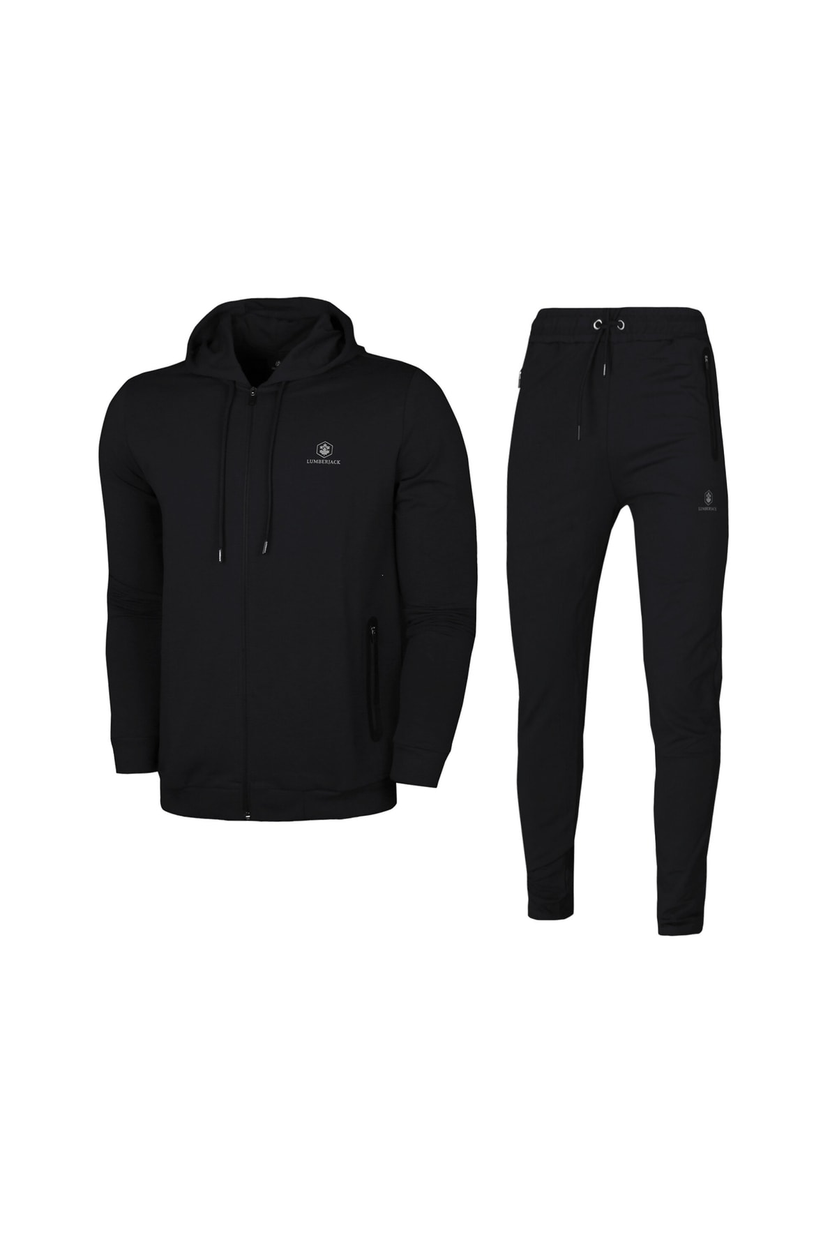 lumberjack M-Smr Basic T.Suit 3fx Erkek Eşofman Takımı — مشکی TYC00825667855
