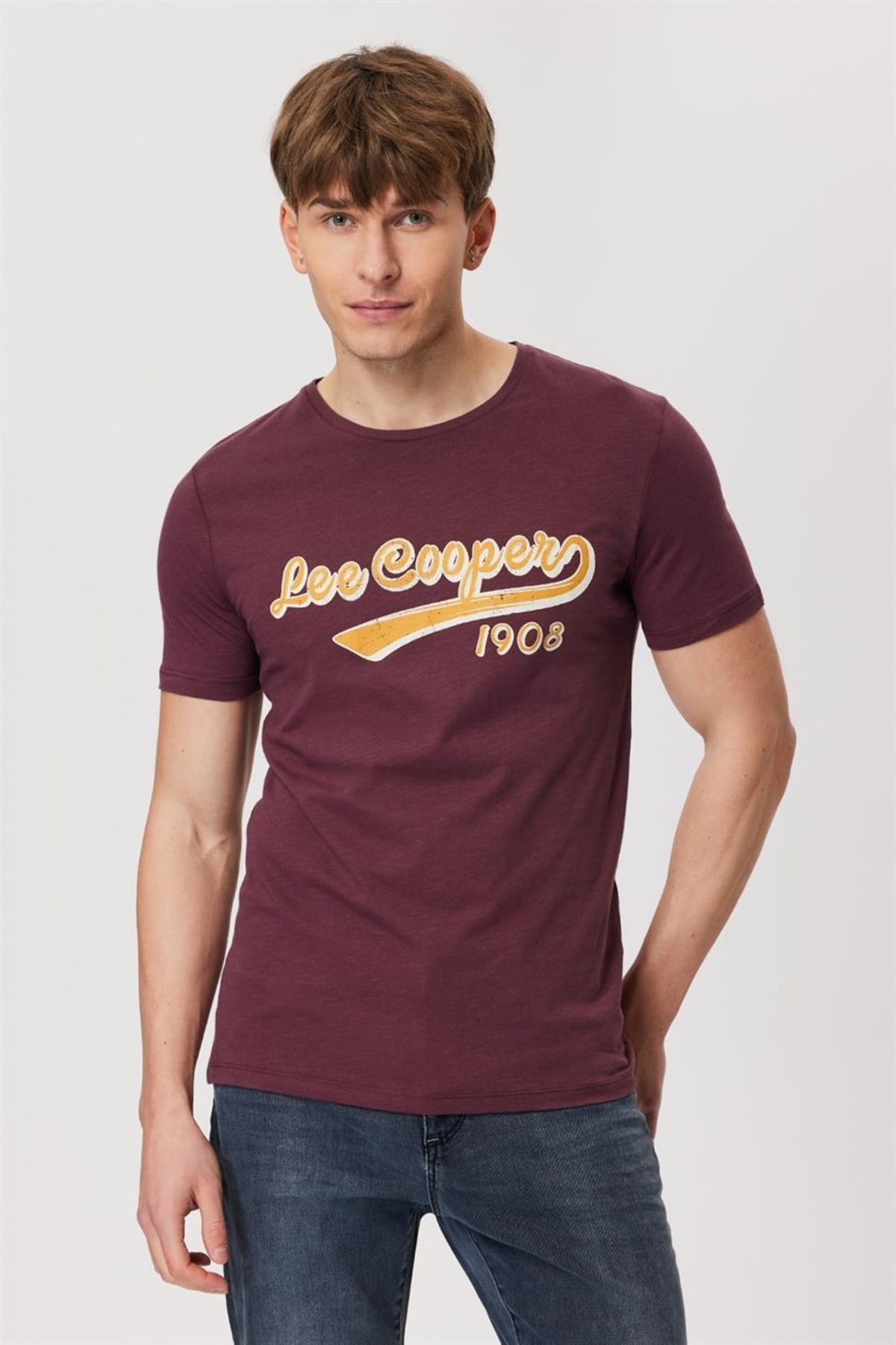 تی شرت مردانه طرح دار آستین کوتاه | لی کوپر Lee Cooper 232 LCM 242043 - تصویر 2