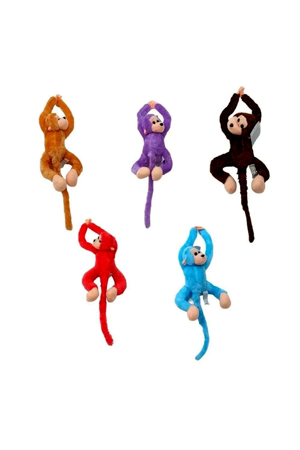 SAZE Kzl-2101001- Sesli Sarılan Maymun 67 Cm Uzunluğundaki Sesli Maymun Çok Eğlencel