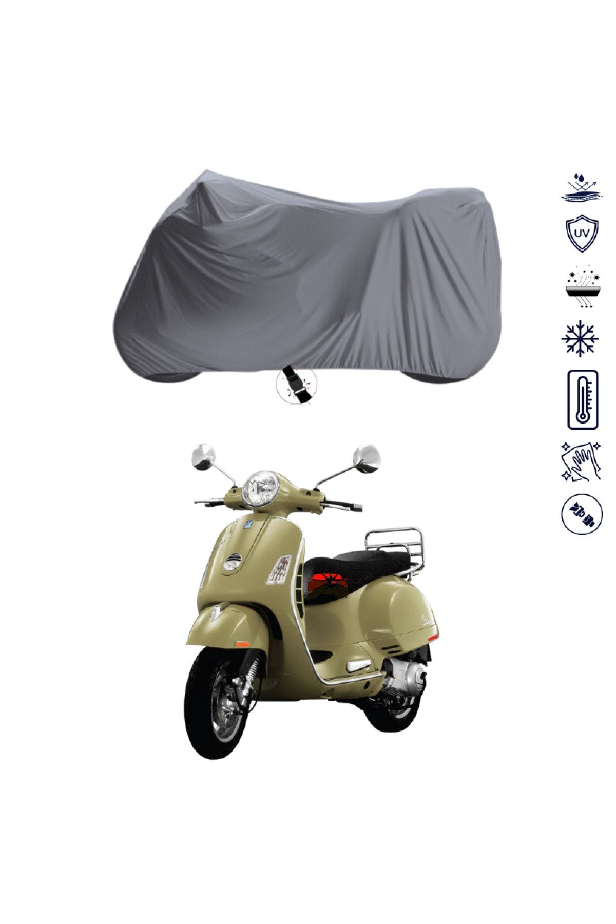 Moped tarp store