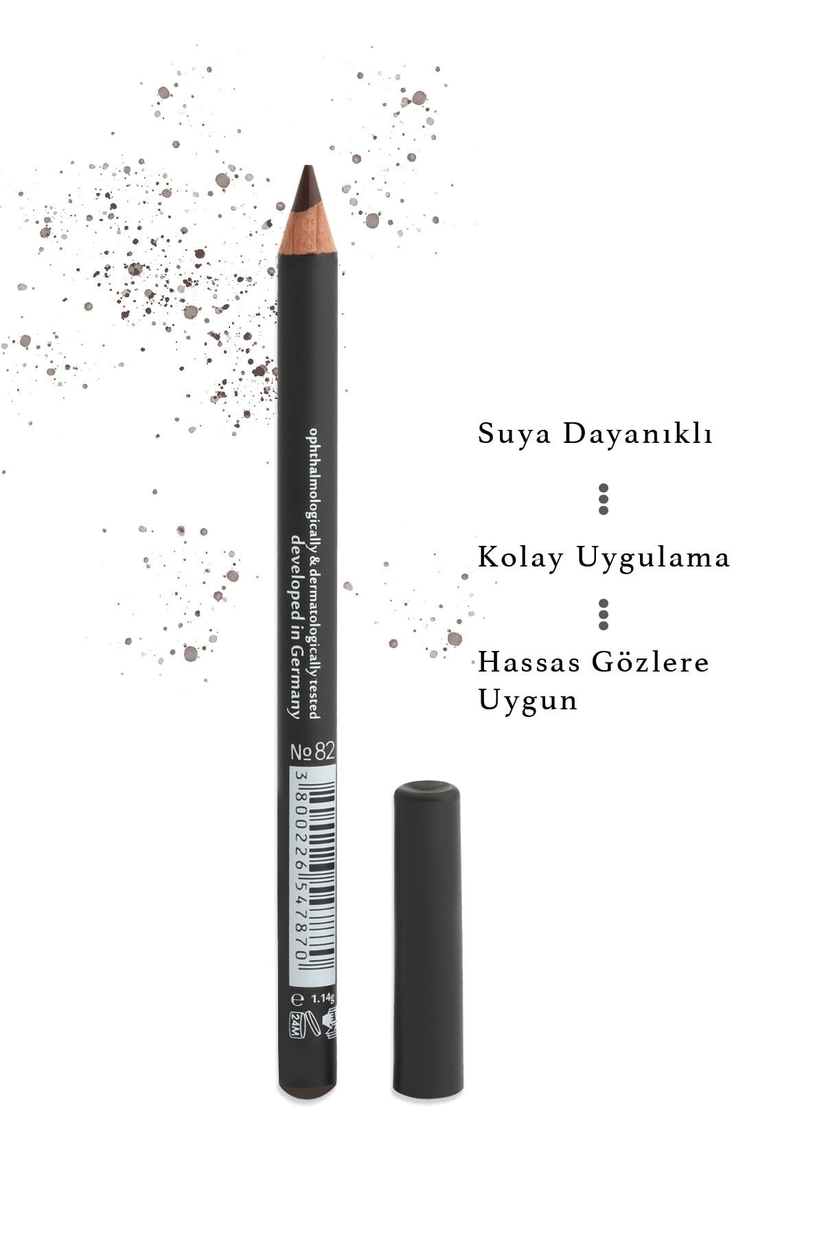 IMPALA-Eye Pencil - KHOL KAJAL EYE PENCIL No: 82 (Dark Brown) 1