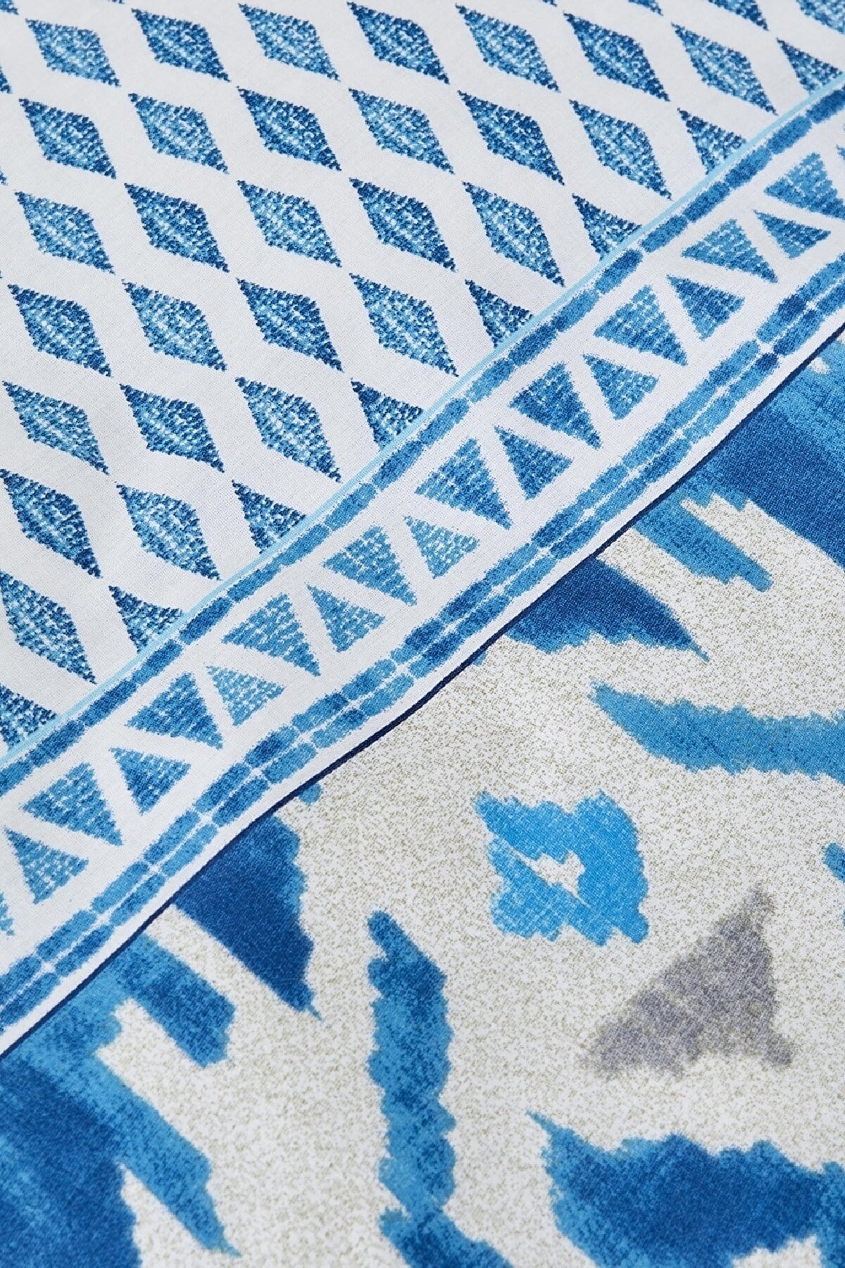 Karaca Home Neos Mavi %100 Pamuk Tek Kişilik Nevresim Takımı fotoğrafı 6 (önizleme)