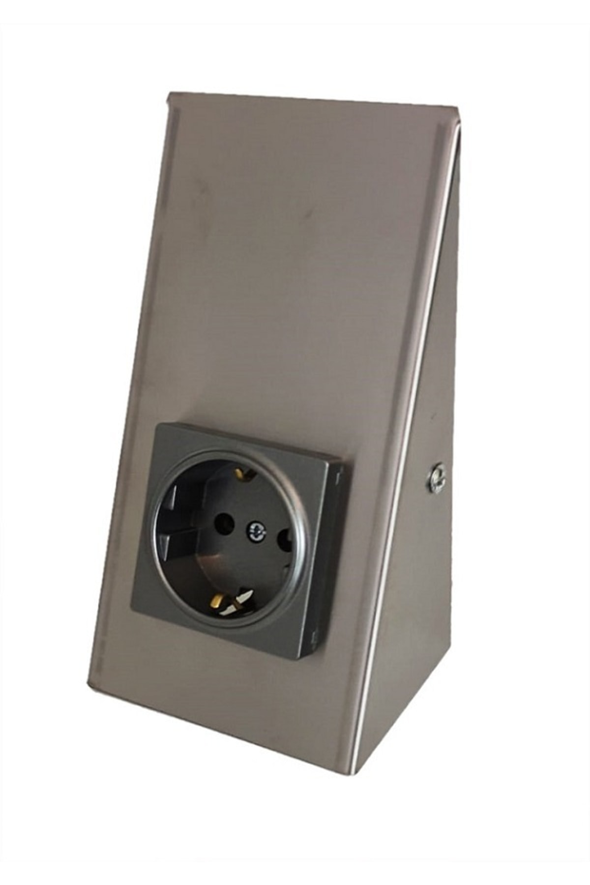 yigitled Tekli Priz Mutfak Dolap Altı Paslanmaz