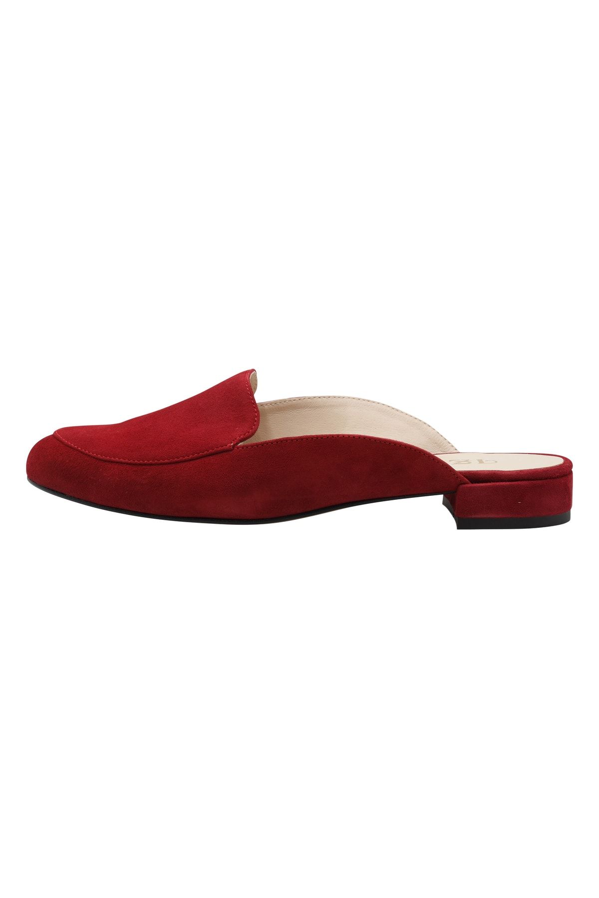 Izia Flacher Schuh Rot Blockabsatz Fast ausverkauft