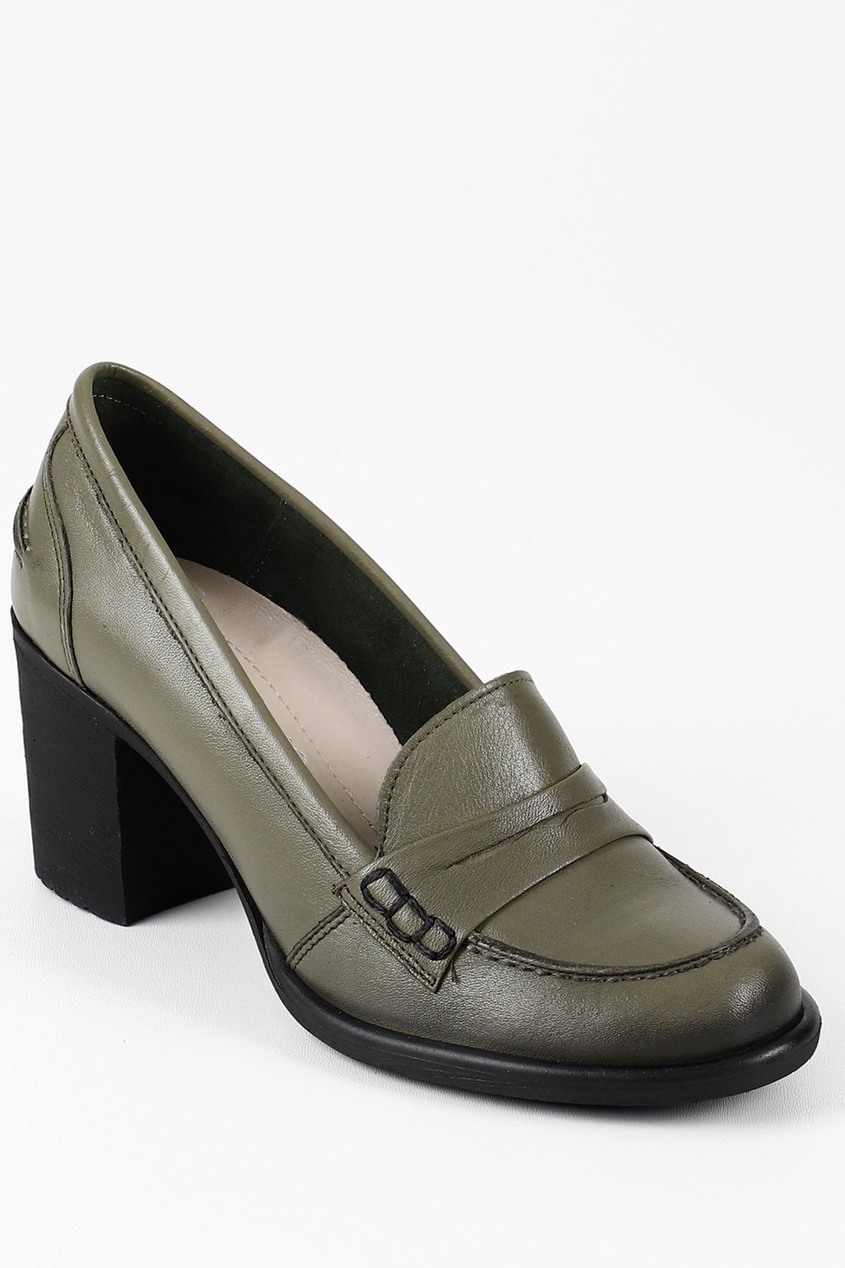 GÖNDERİ(R) High Heels Khaki Blockabsatz FN6733