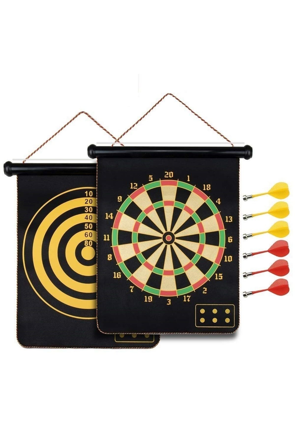 epazzar-Magnet Magnetic Darts Foldable Target Board Magnet Arrow Throwing Dartboard Fun Game 2