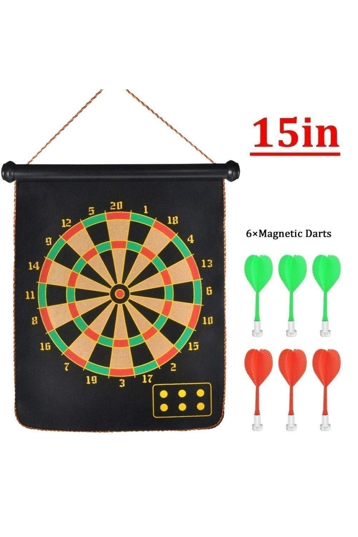 epazzar-Magnet Magnetic Darts Foldable Target Board Magnet Arrow Throwing Dartboard Fun Game 7