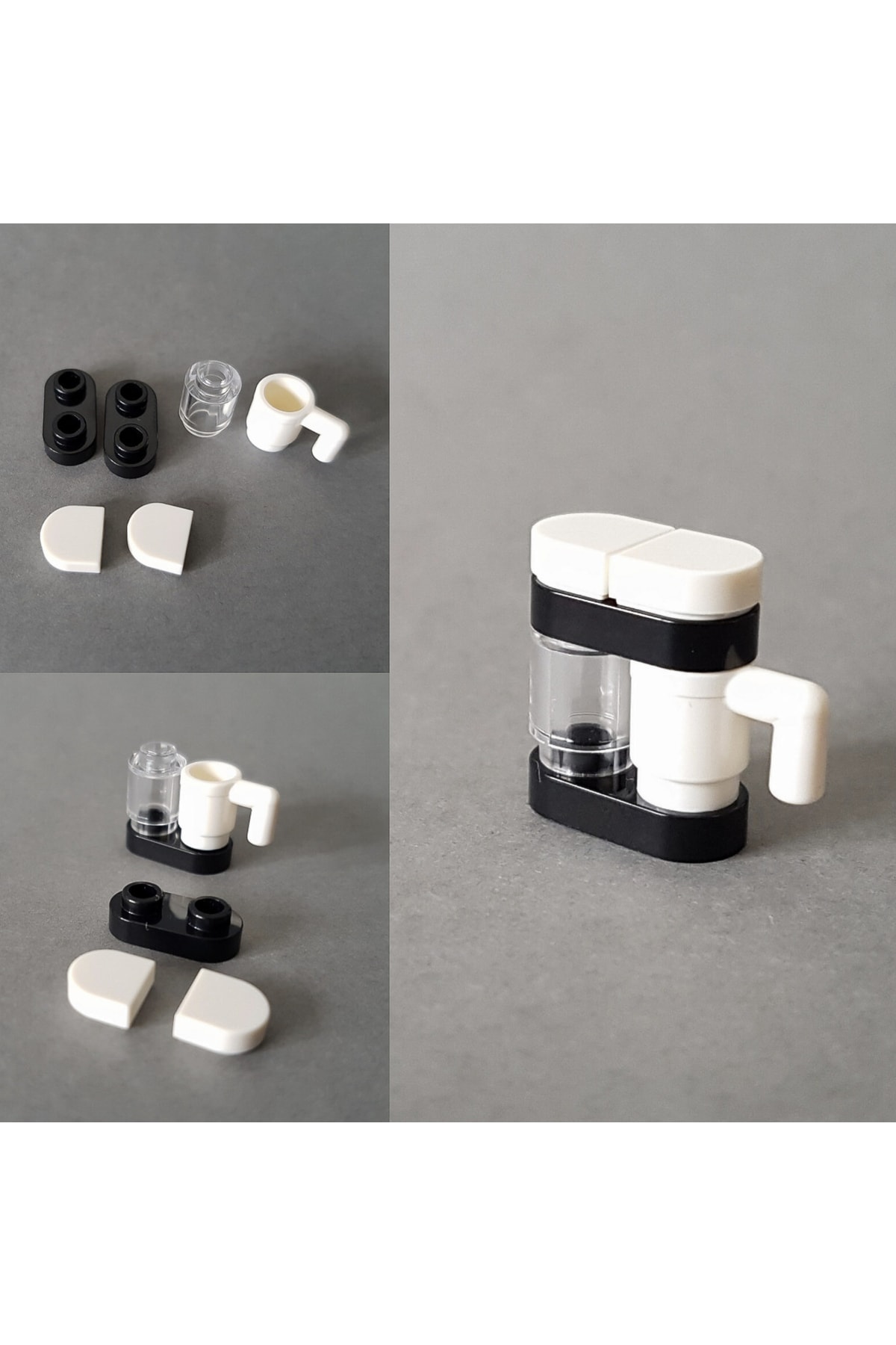 LEGO Orjinal Custom Moc Aksesuar Tasarım Minifigür Küçük Kahve