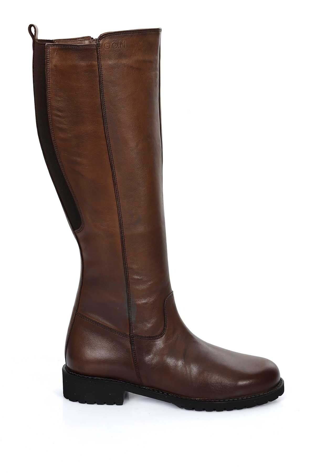 GÖNDERİ(R) Stiefel Braun Keilabsatz Fast ausverkauft FN8127