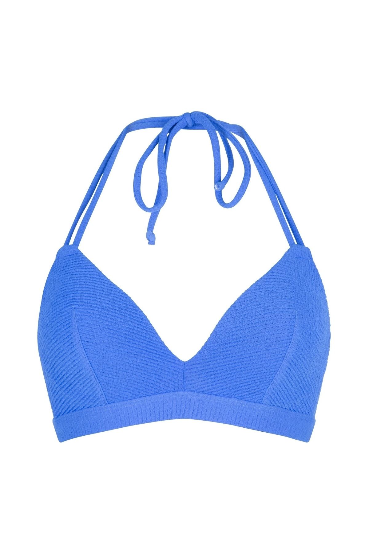 LingaDore Bikinioberteil Blau Unifarben Fast ausverkauft