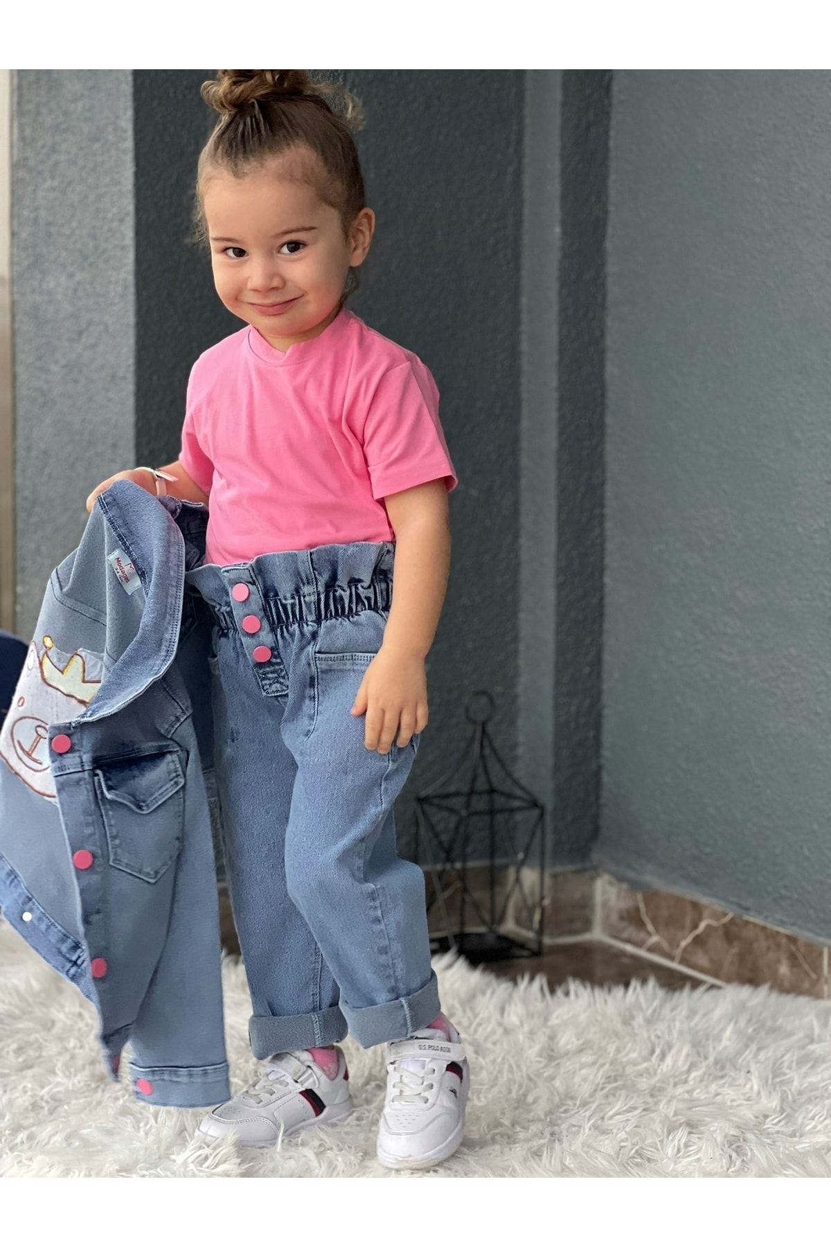 Little girl boyfriend clearance jeans