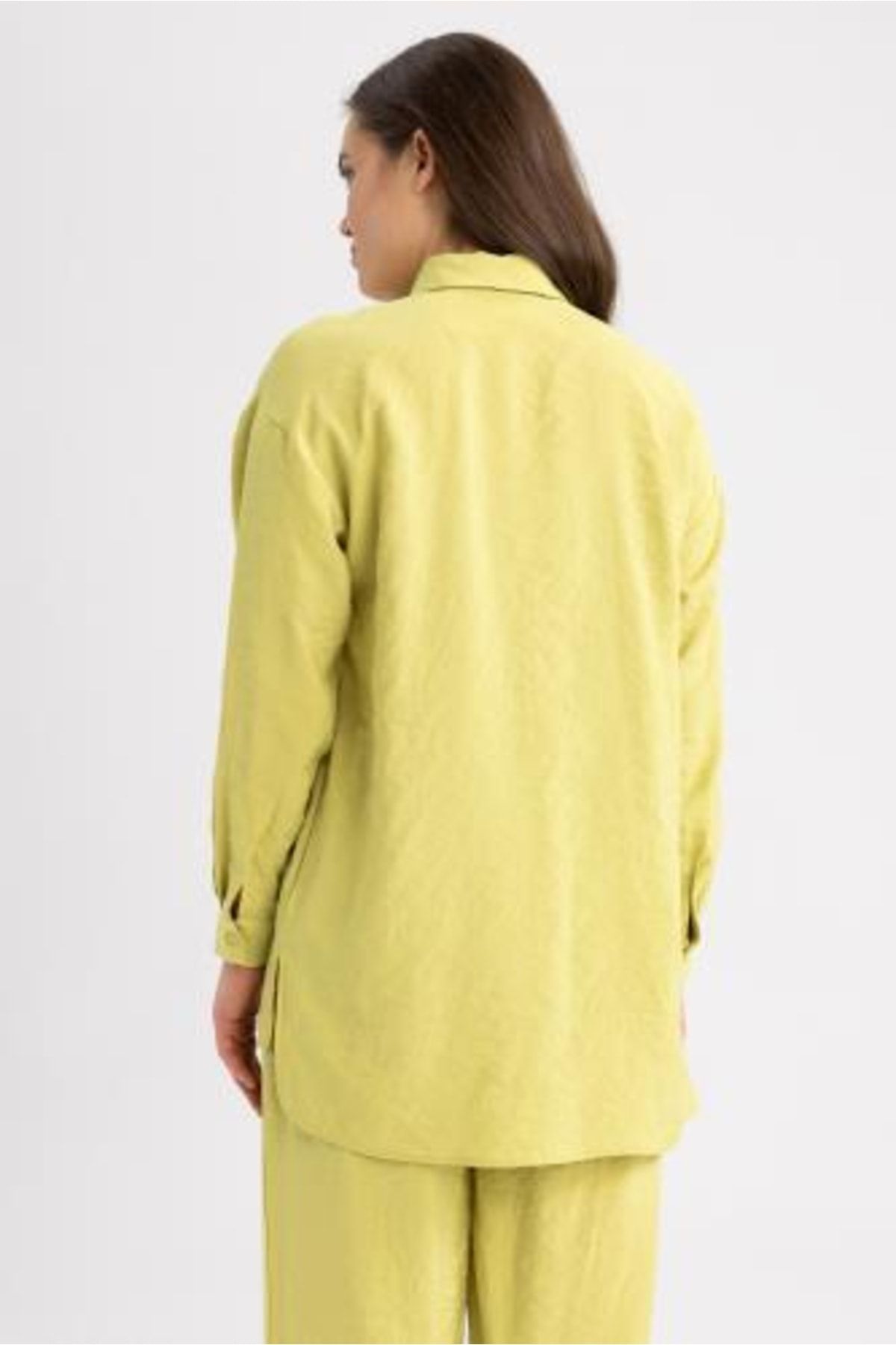 Oversize Fit Modal Uzun Kollu Tunik - 6