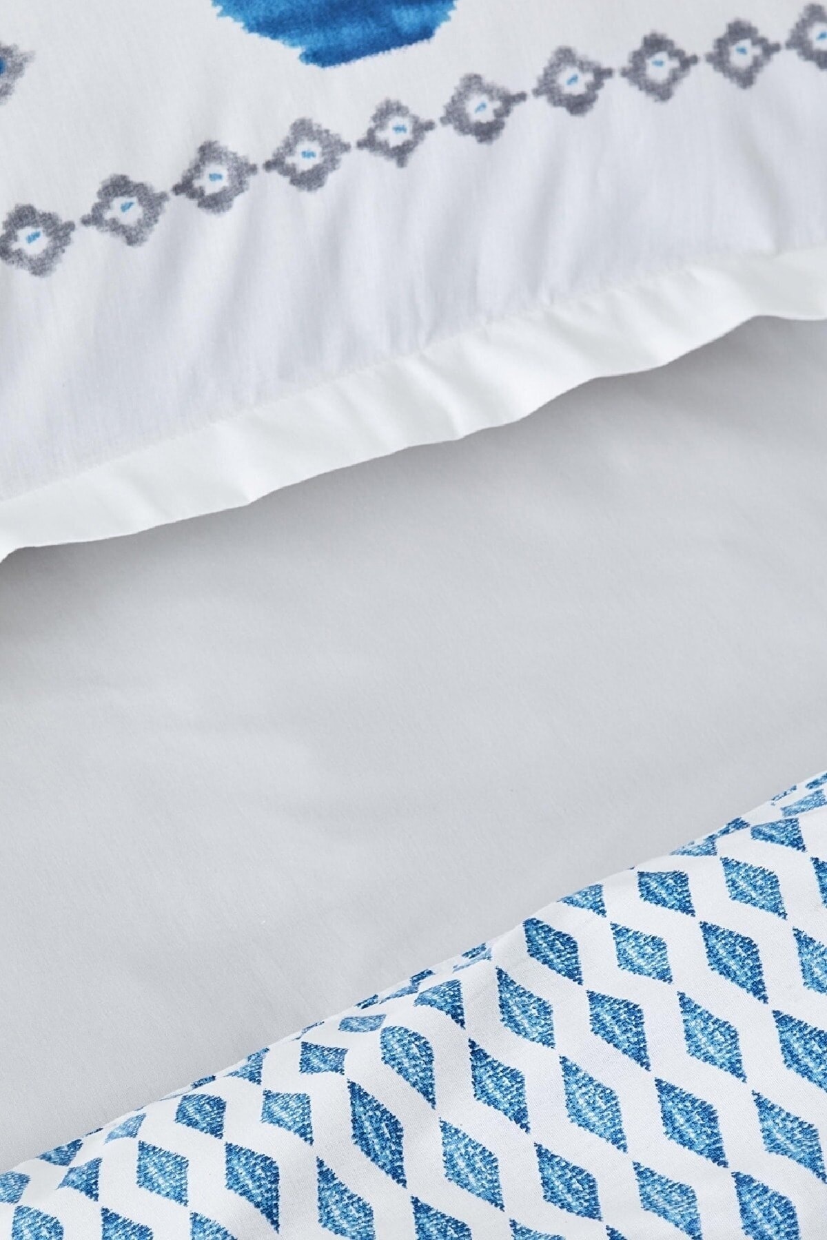 Karaca Home Neos Mavi %100 Pamuk Tek Kişilik Nevresim Takımı fotoğrafı 7 (önizleme)