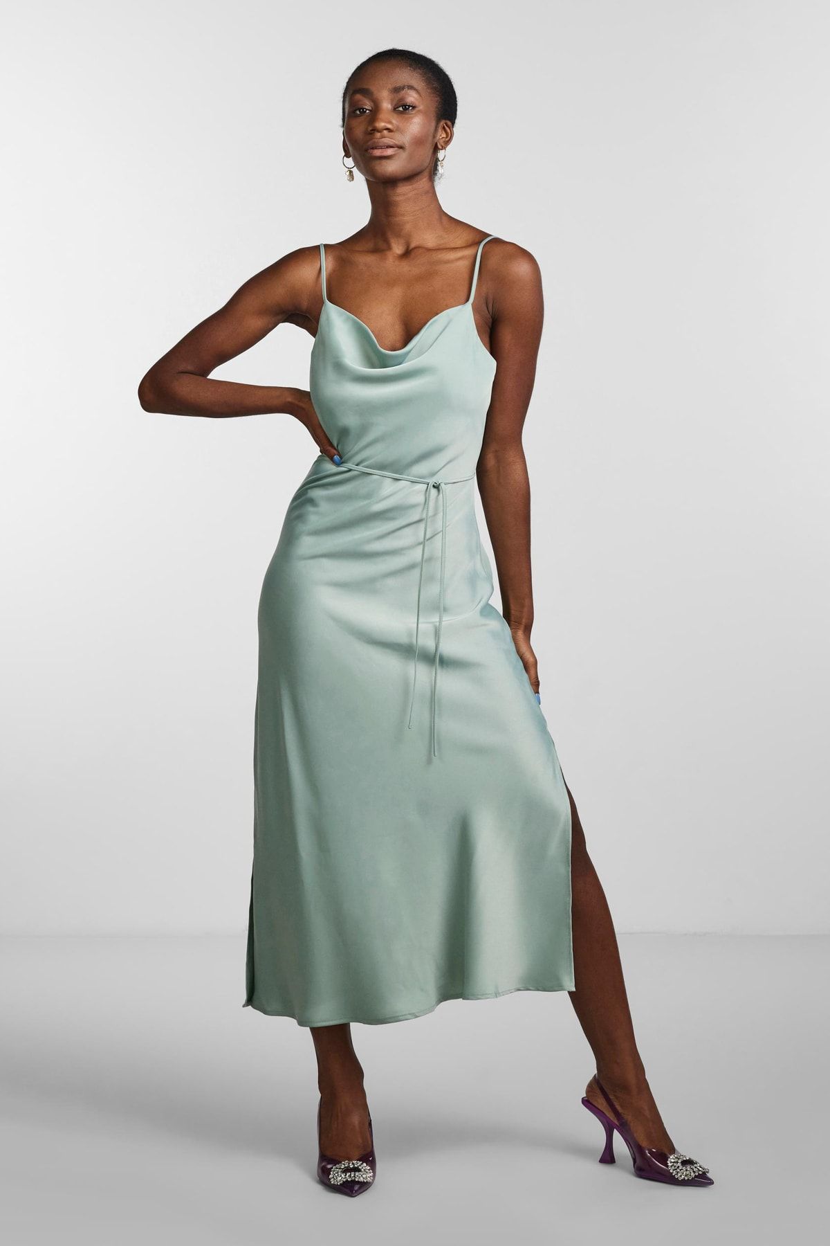 Warehouse mint hotsell green dress