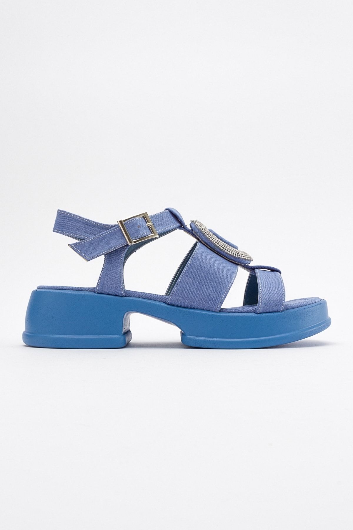 صندل آبی زنانه های Redy Kot luvishoes