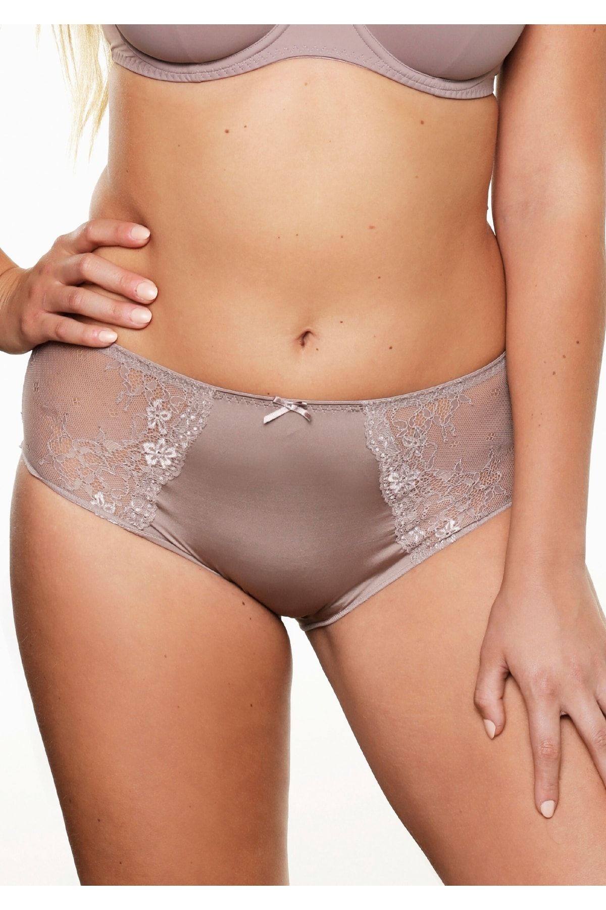 LingaDore Slip Grau Kariert