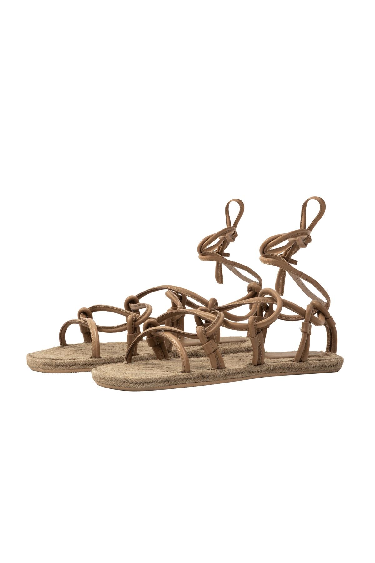 Izia Sandalette Braun Flacher Absatz