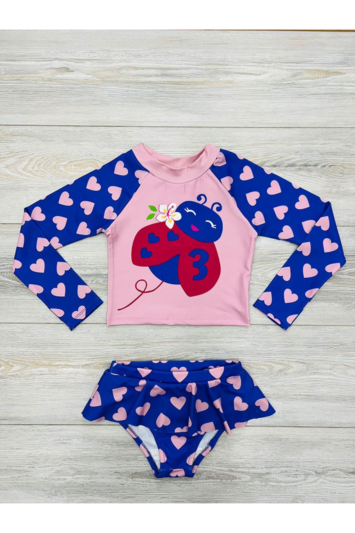 Комплект купальника My Kids Wear с детальным принтом TYC00829717204