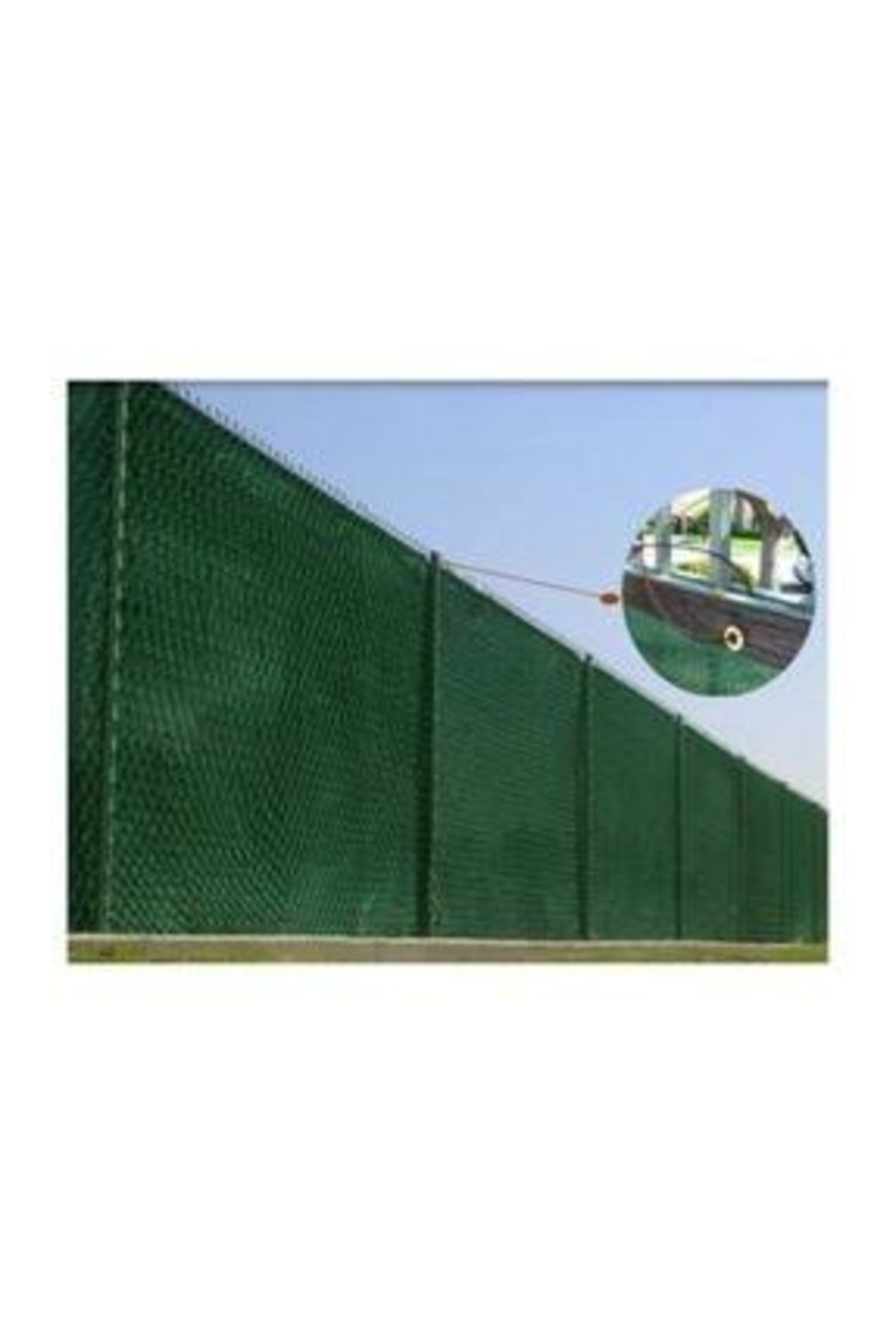 %95 Yeşil Gölgeleme Filesi Örtü Tül Branda 1.5mx50m -bahçe Çit Örtüsü Gölgelik 1.5x50metre 6