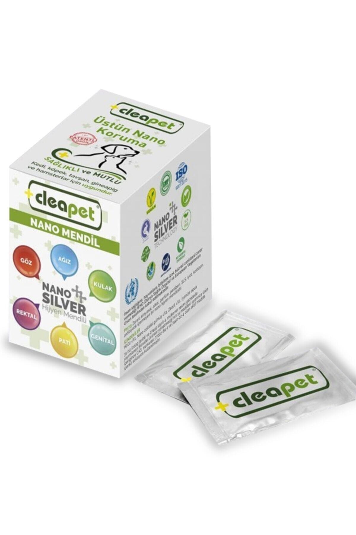 Cleapet Evcil Hayvan Günlük Hijyenik Mendil (20’li)