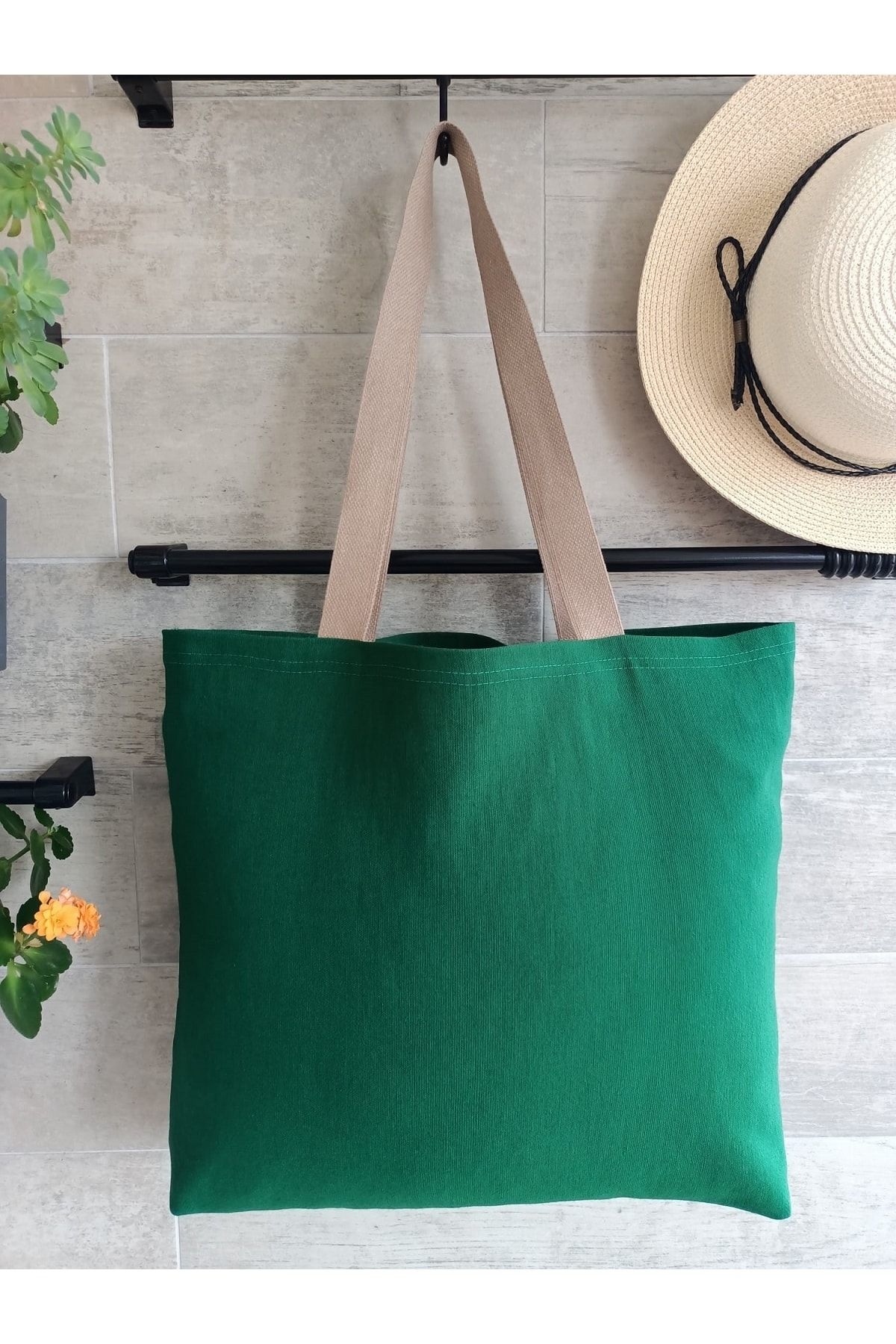 Dark green tote clearance