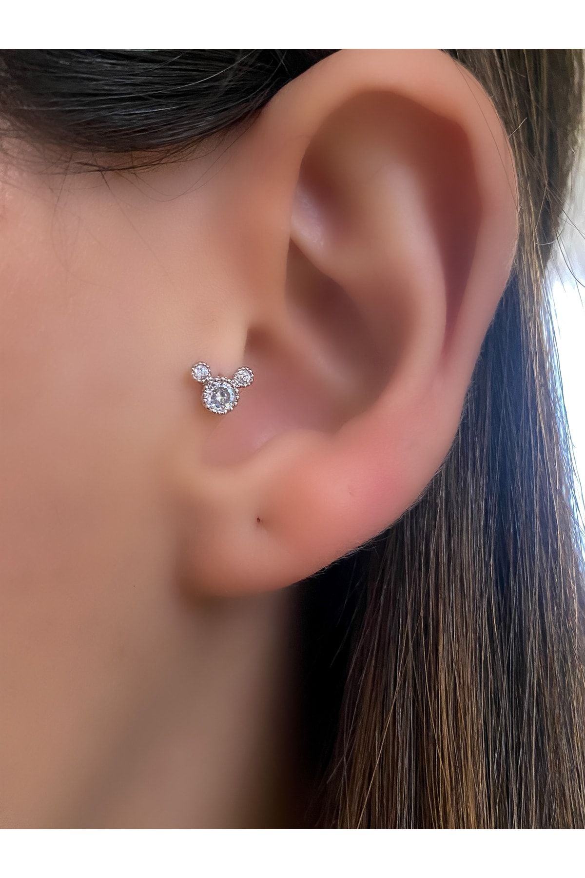 Mickey mouse cartilage best sale earring