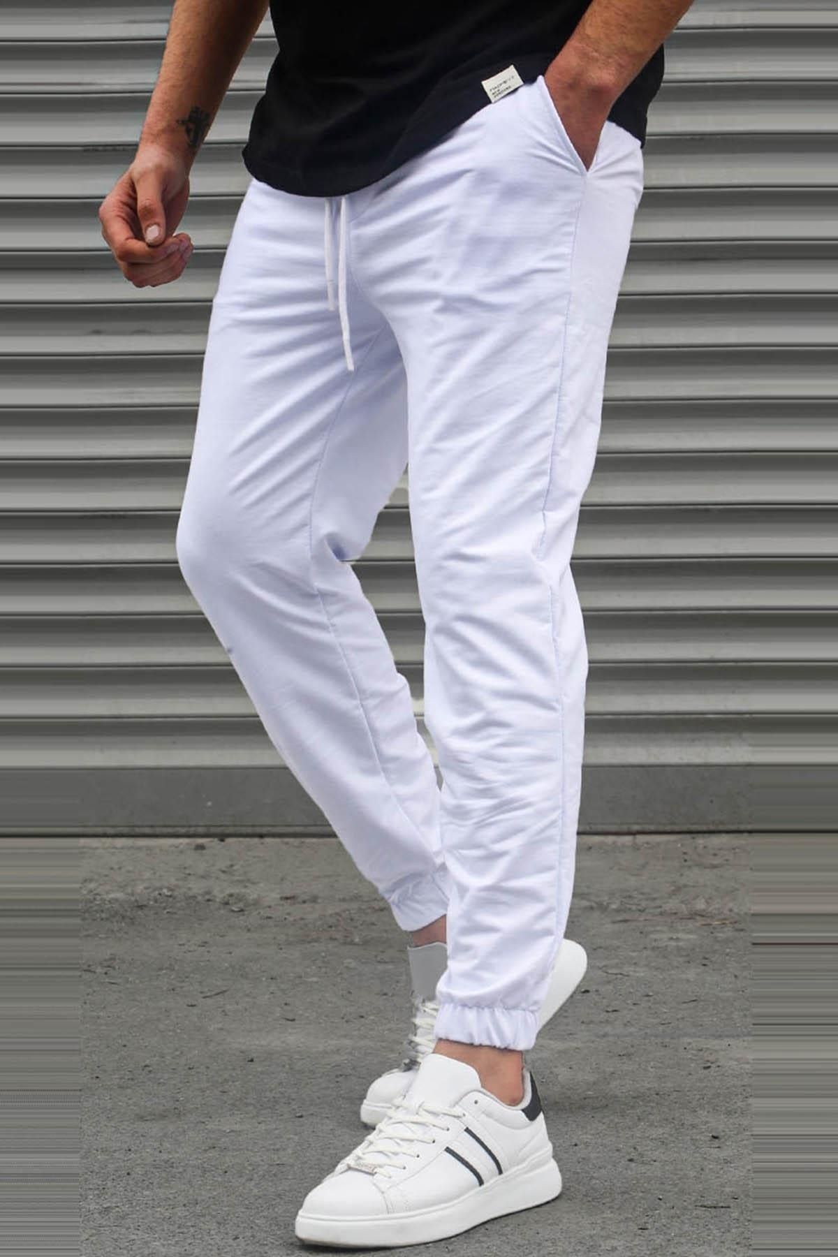 شلوار گرمکن کاپوت دار جیب دار مدل کمرکش طرح ساده مردانه مدمکست Madmext (ساخت ترکیه)