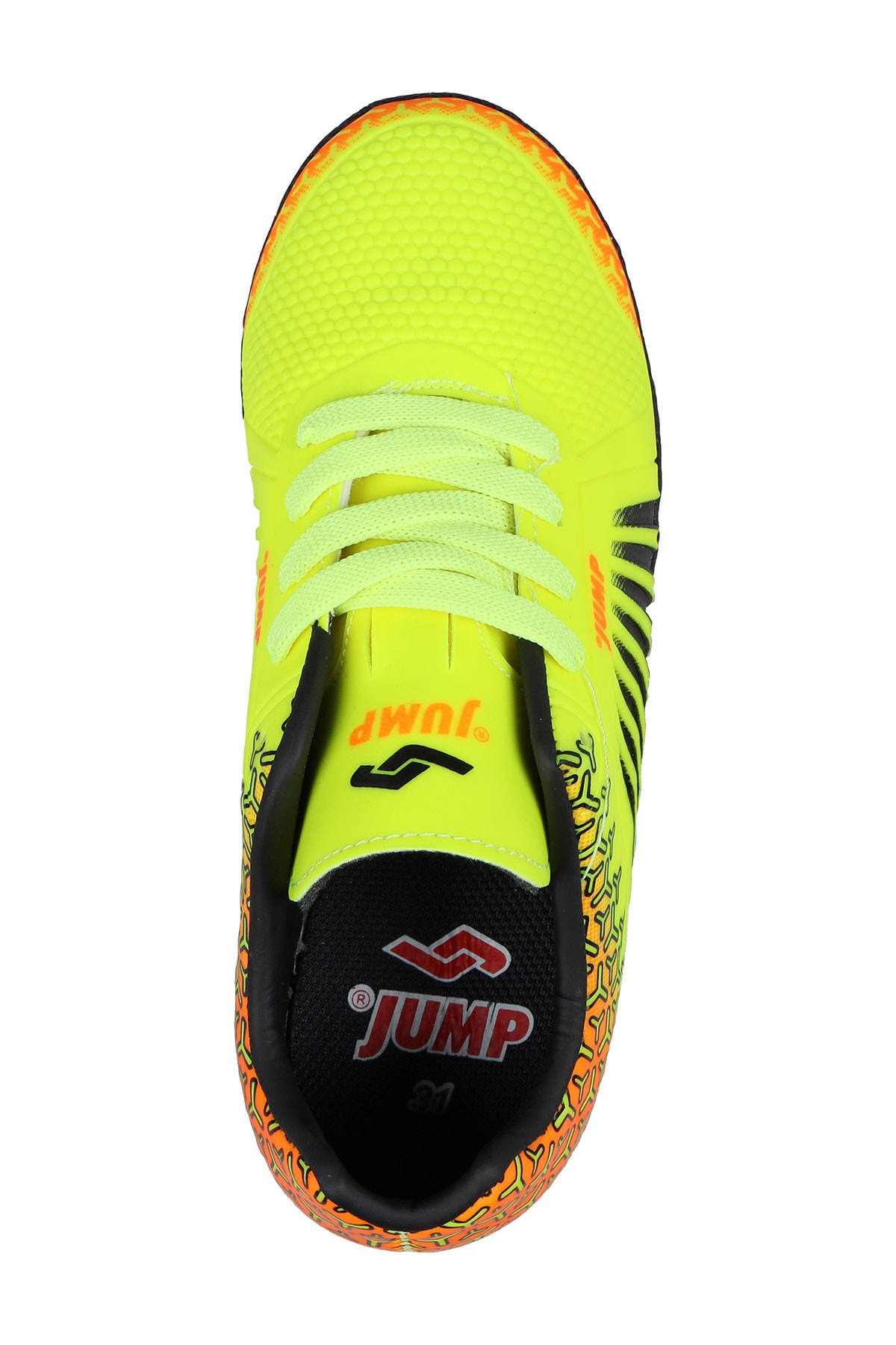 28378 کفش Jump فوتبال یونیسکس بچه گانه Astroturf سیاه - سفید اورجینال - تصویر 3