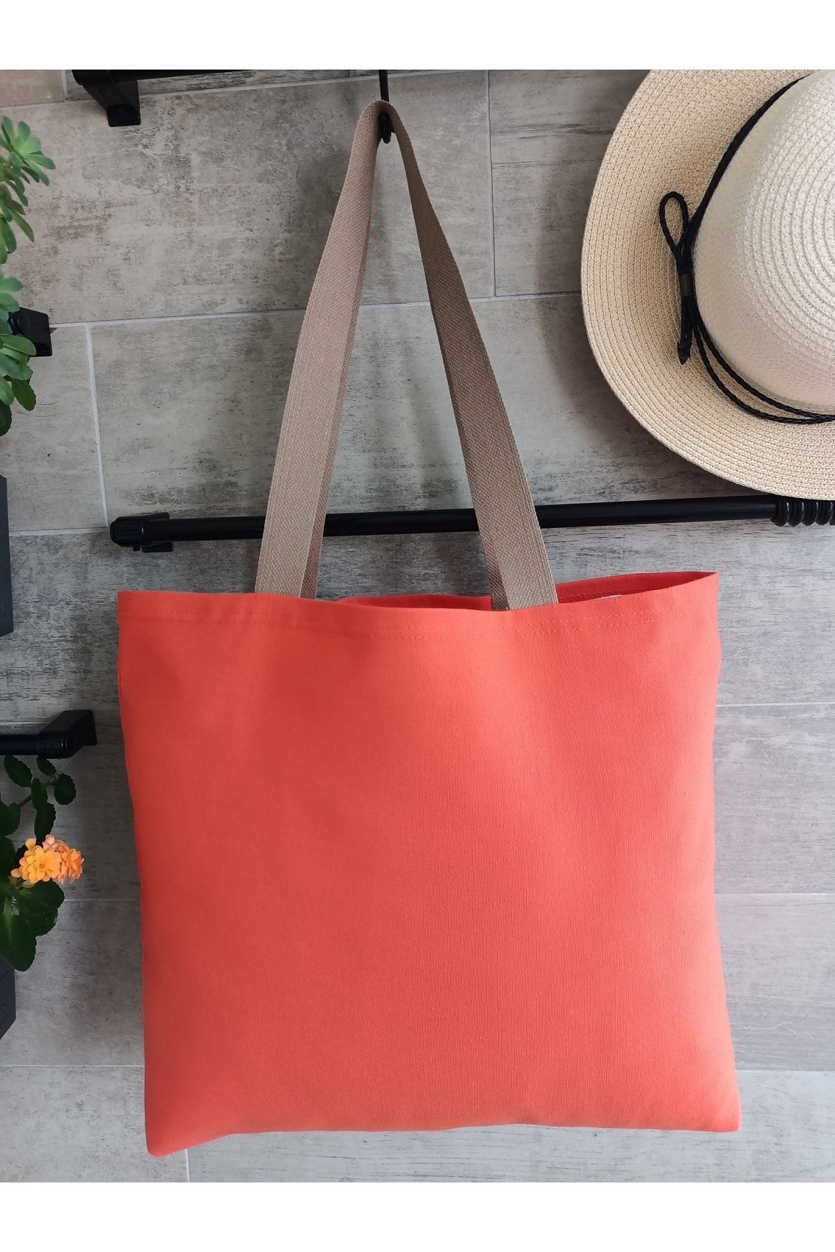 fabricorg Duck Cloth Bag Suitable for Punch 47X36X8 CM Trendyol