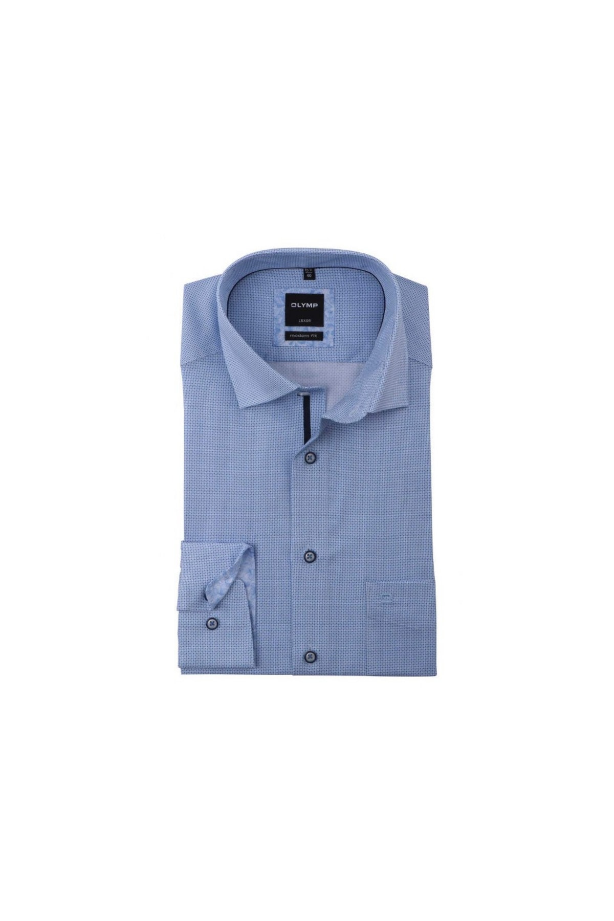 OLYMP Hemd Blau Regular Fit Fast ausverkauft