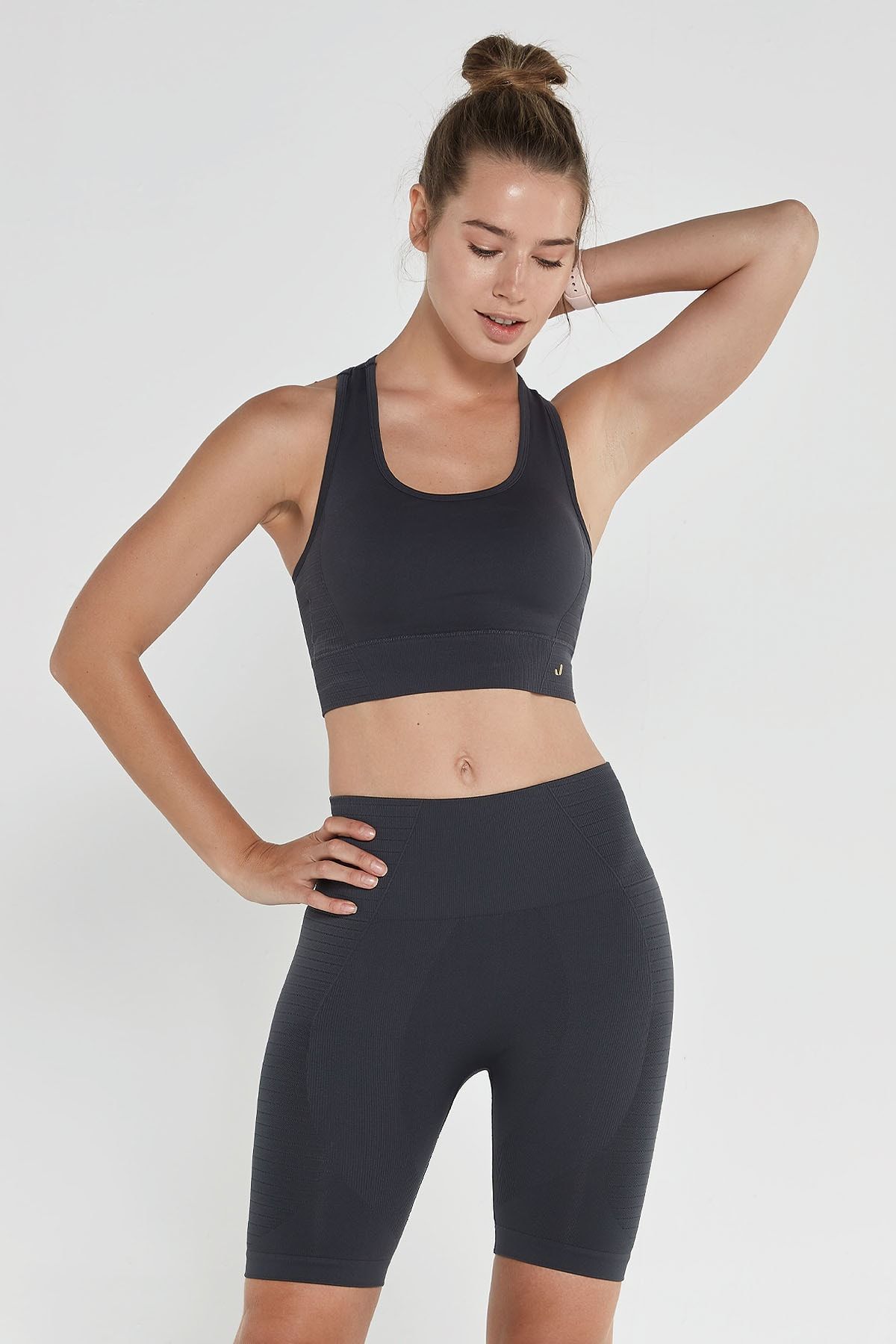 Jerf Sport-BH Grau Unifarben