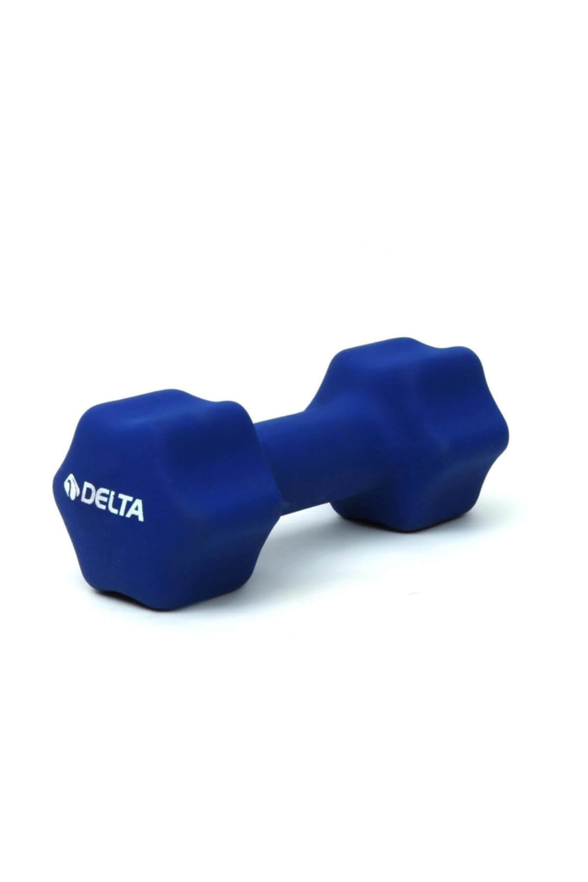 8 Kg x 1 Pc Deluxe Neoprene Coated Navy Blue Iron Dumbbell