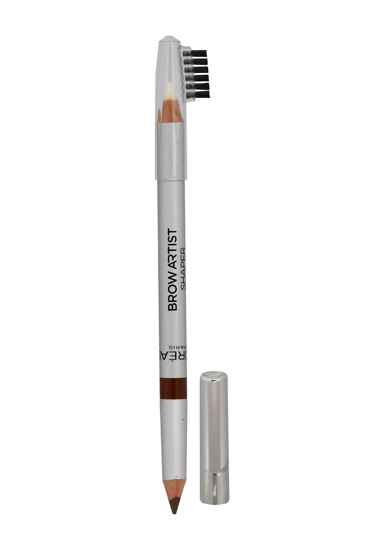 L'Oreal Paris مداد ابرو دو طرفه Brow Artist Shaper رنگ سفید و قهوه ای شماره 03