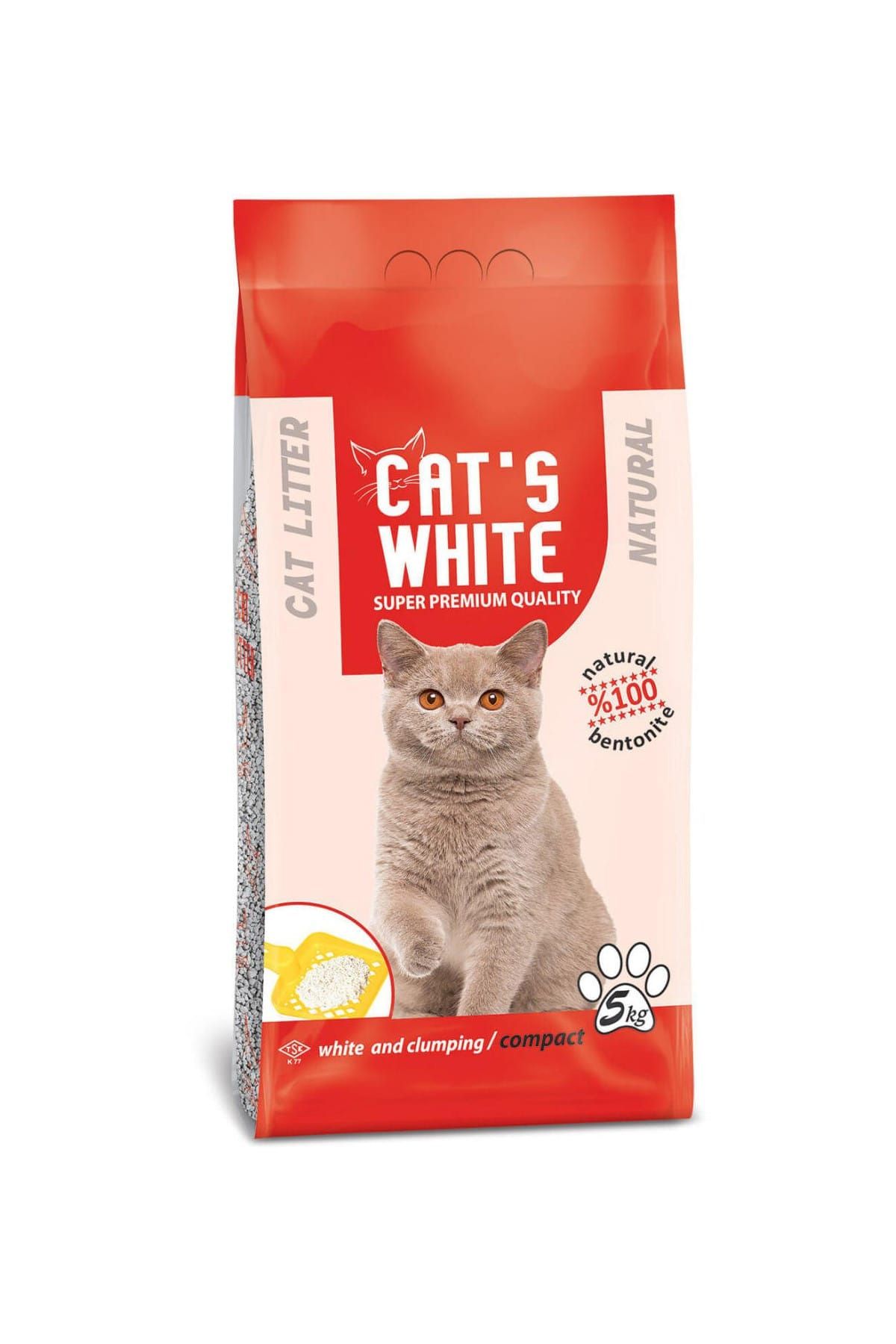 bentonit kedi kumu 6 lt 5 kg