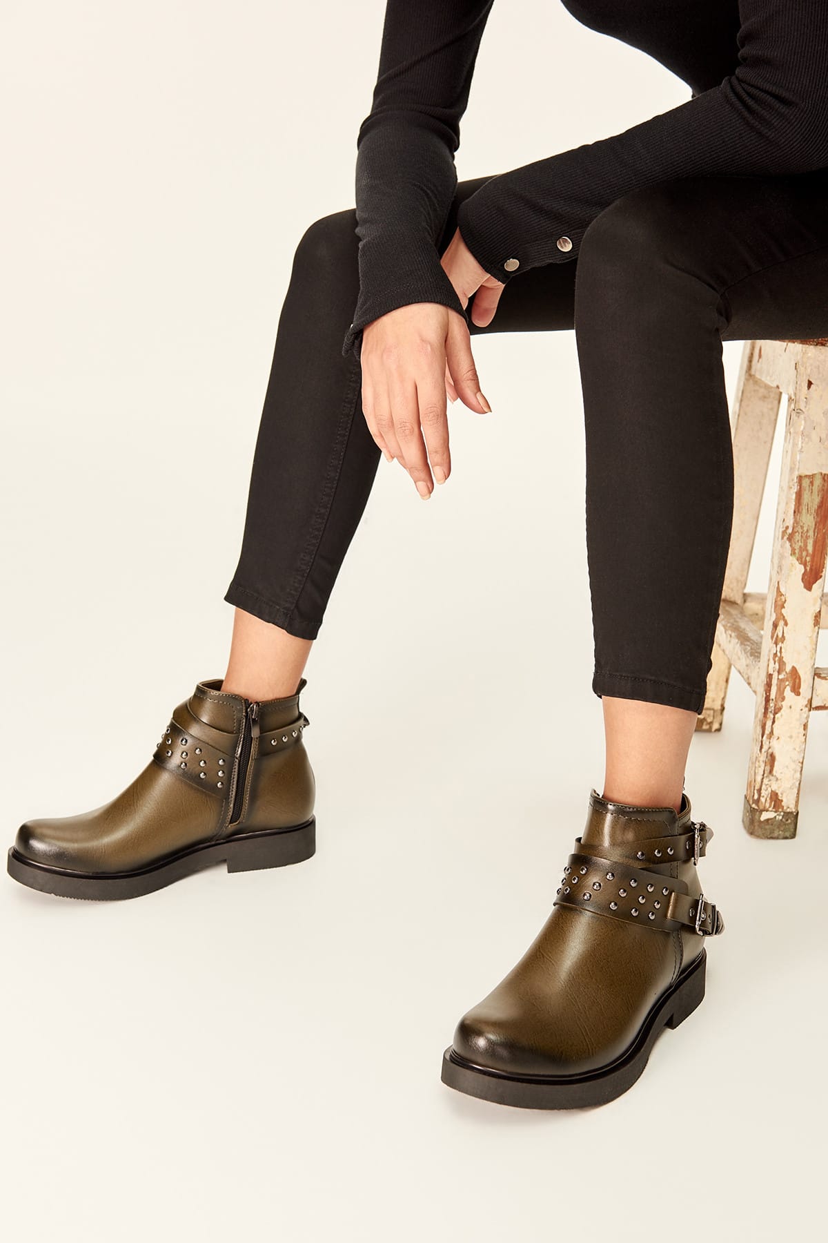 TRENDYOLMİLLA Yeşil Kadın Bot 9903 Fiyatı, Yorumları - Trendyolmilla